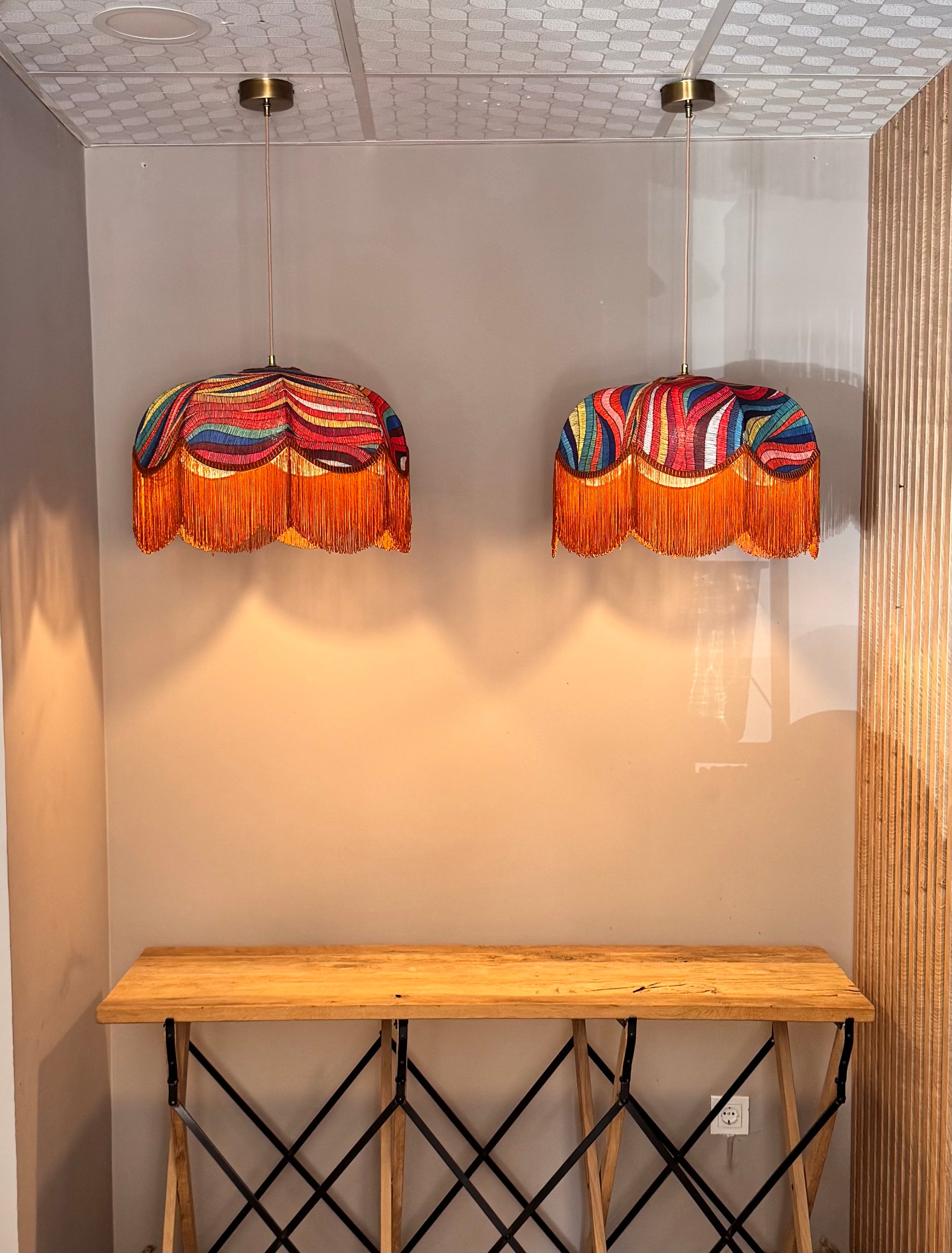 Sofia Lux Velvet Chandelier