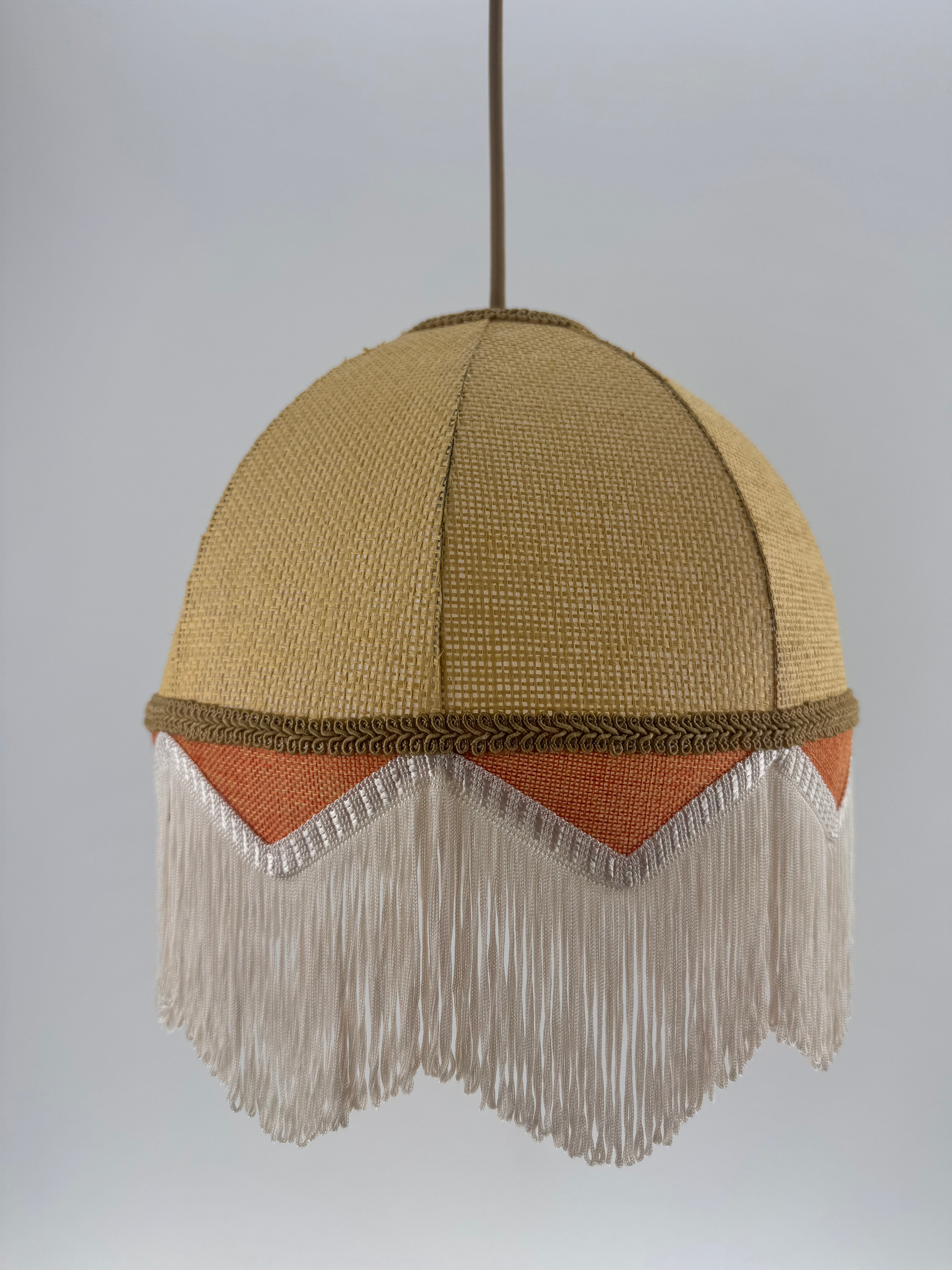 Stella Wicker Detailed Chandelier