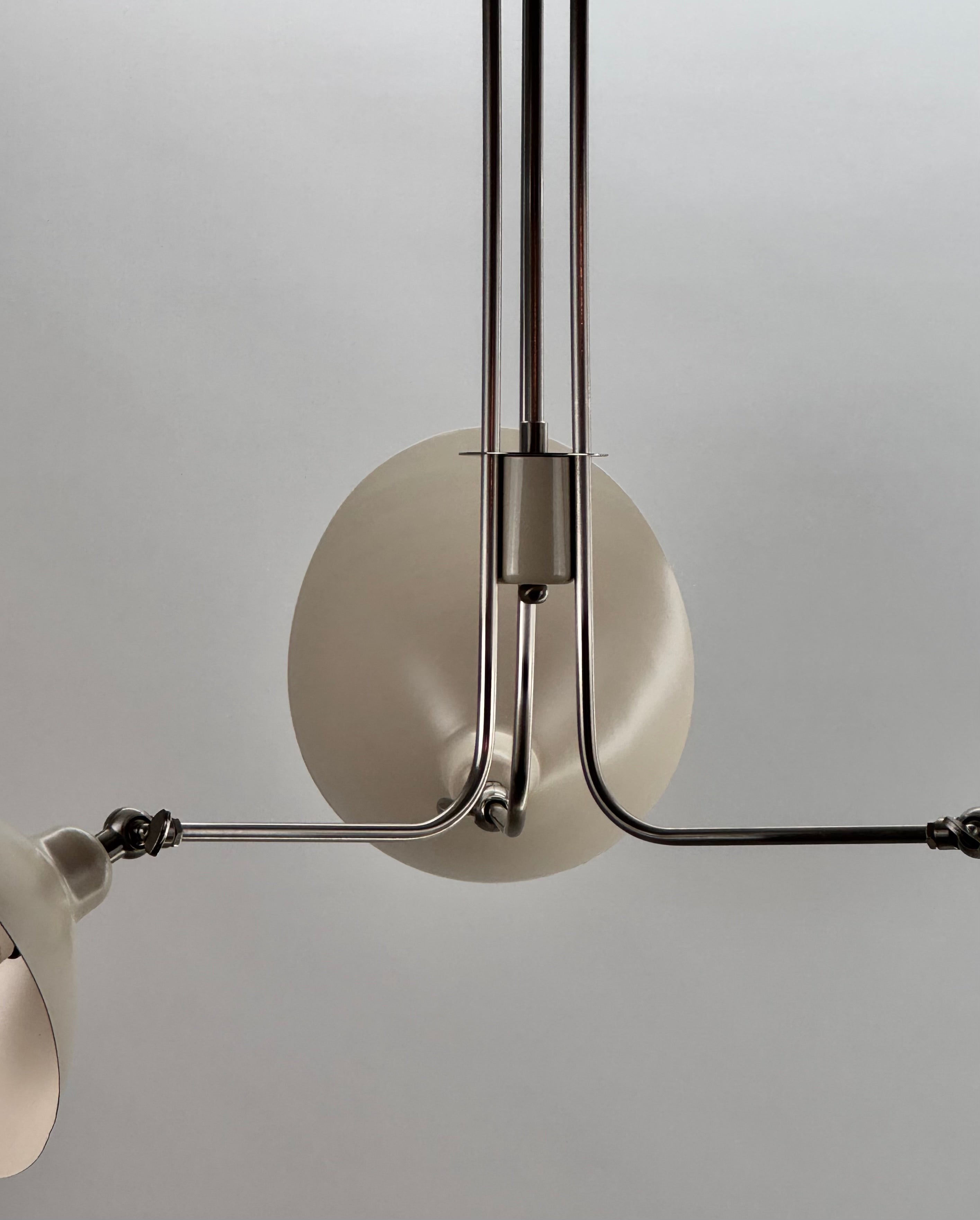 Leo İskandinav Tarzı 3 Kollu Avize Krom