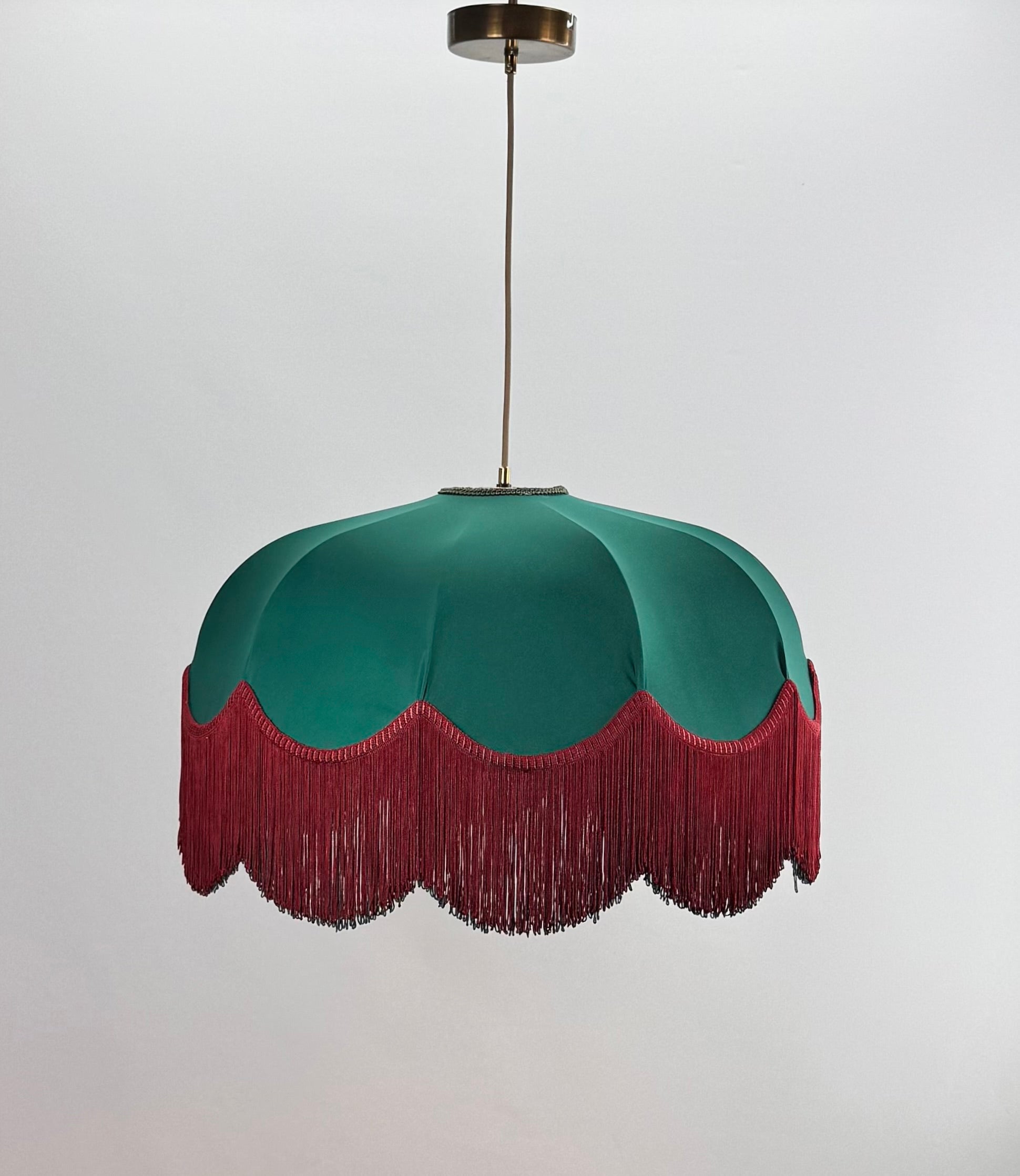 Diana El yapımı Saten Kumaş Püsküllü Avize