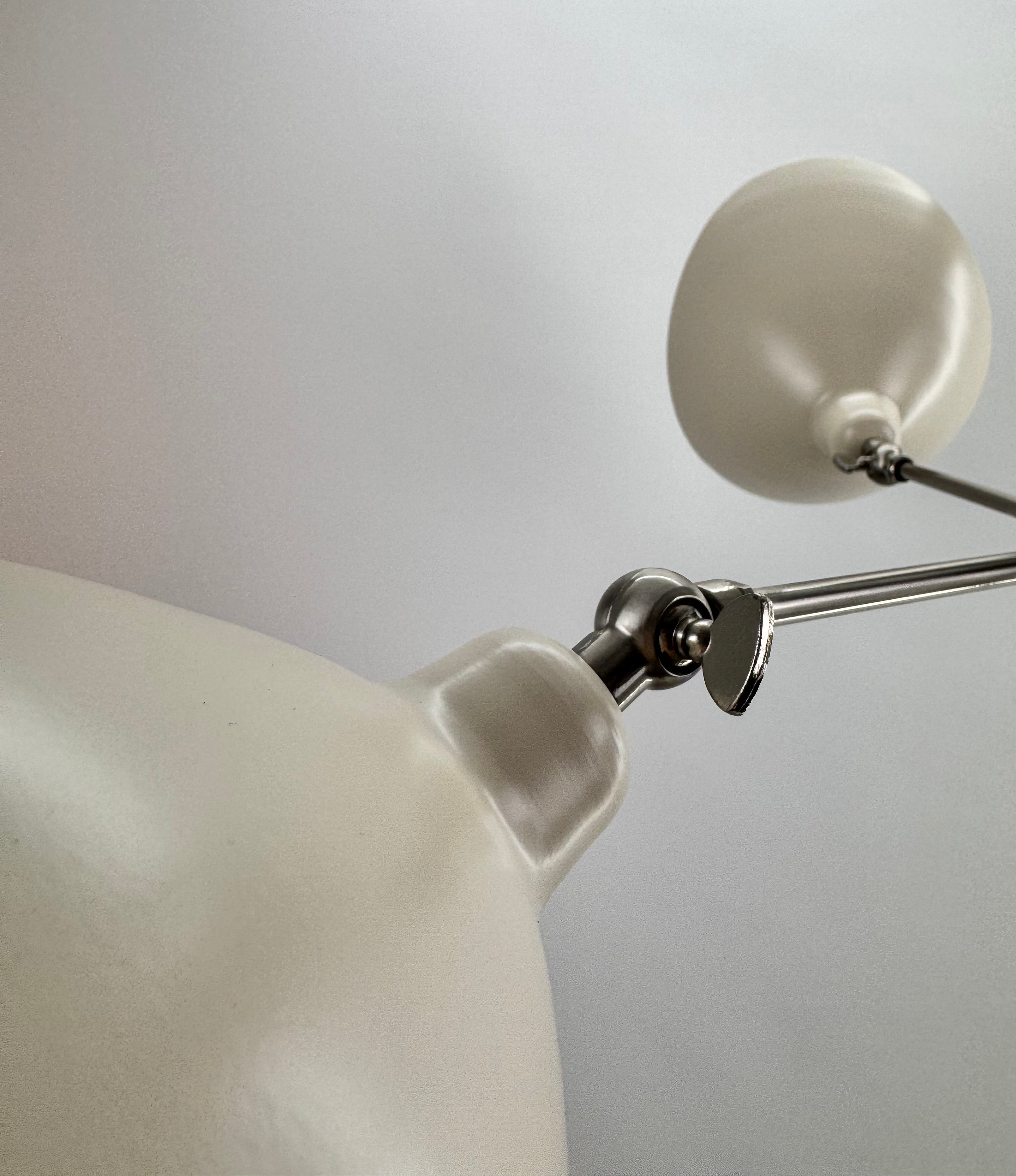 Leo İskandinav Tarzı 3 Kollu Avize Krom