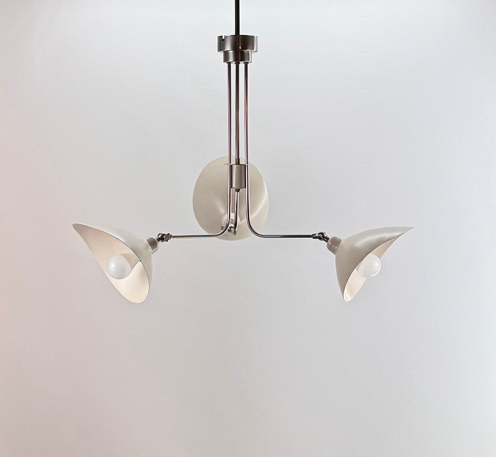 Leo İskandinav Tarzı 3 Kollu Avize Krom