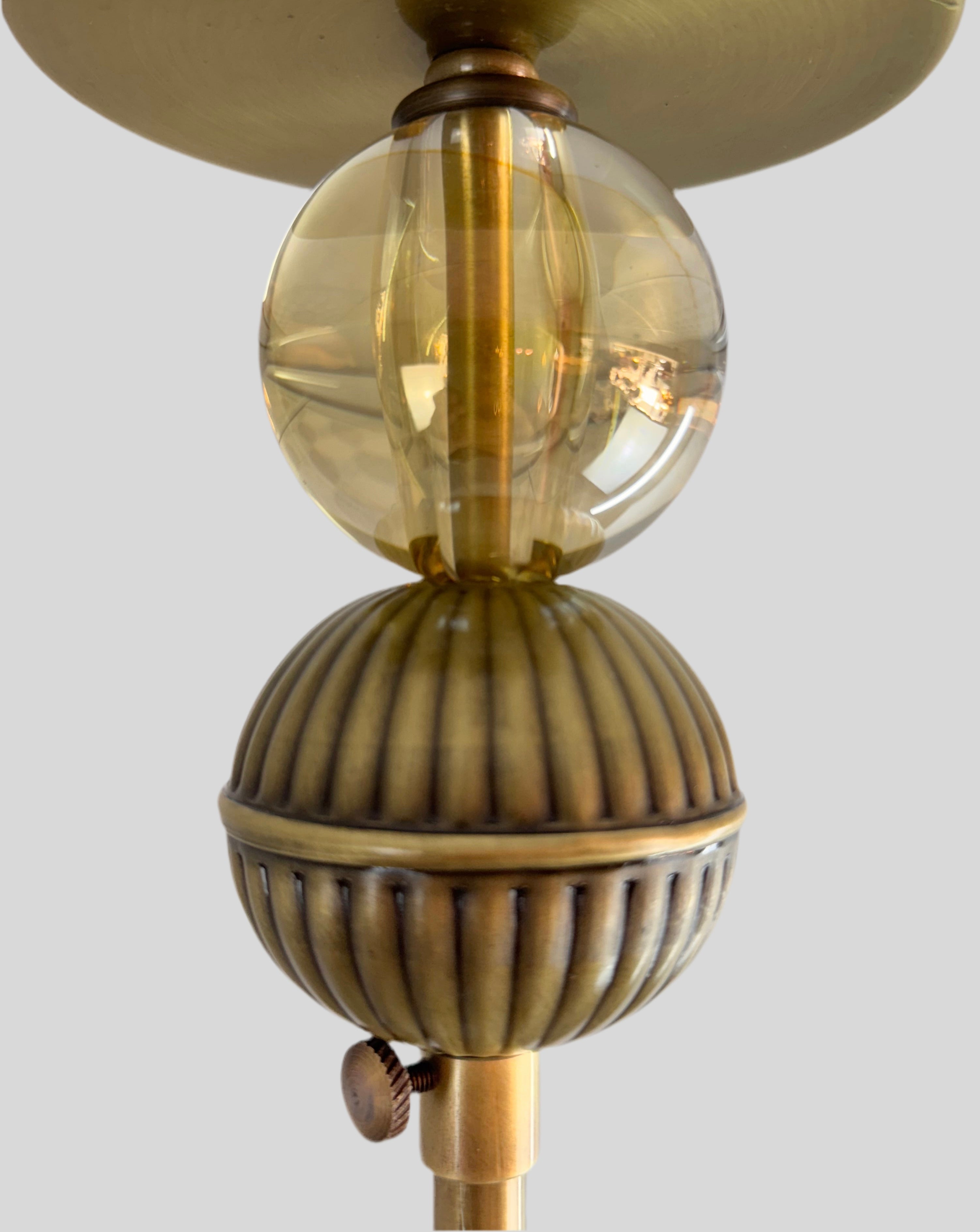 Charlotte İpek Saten Avize Vintage Pembe