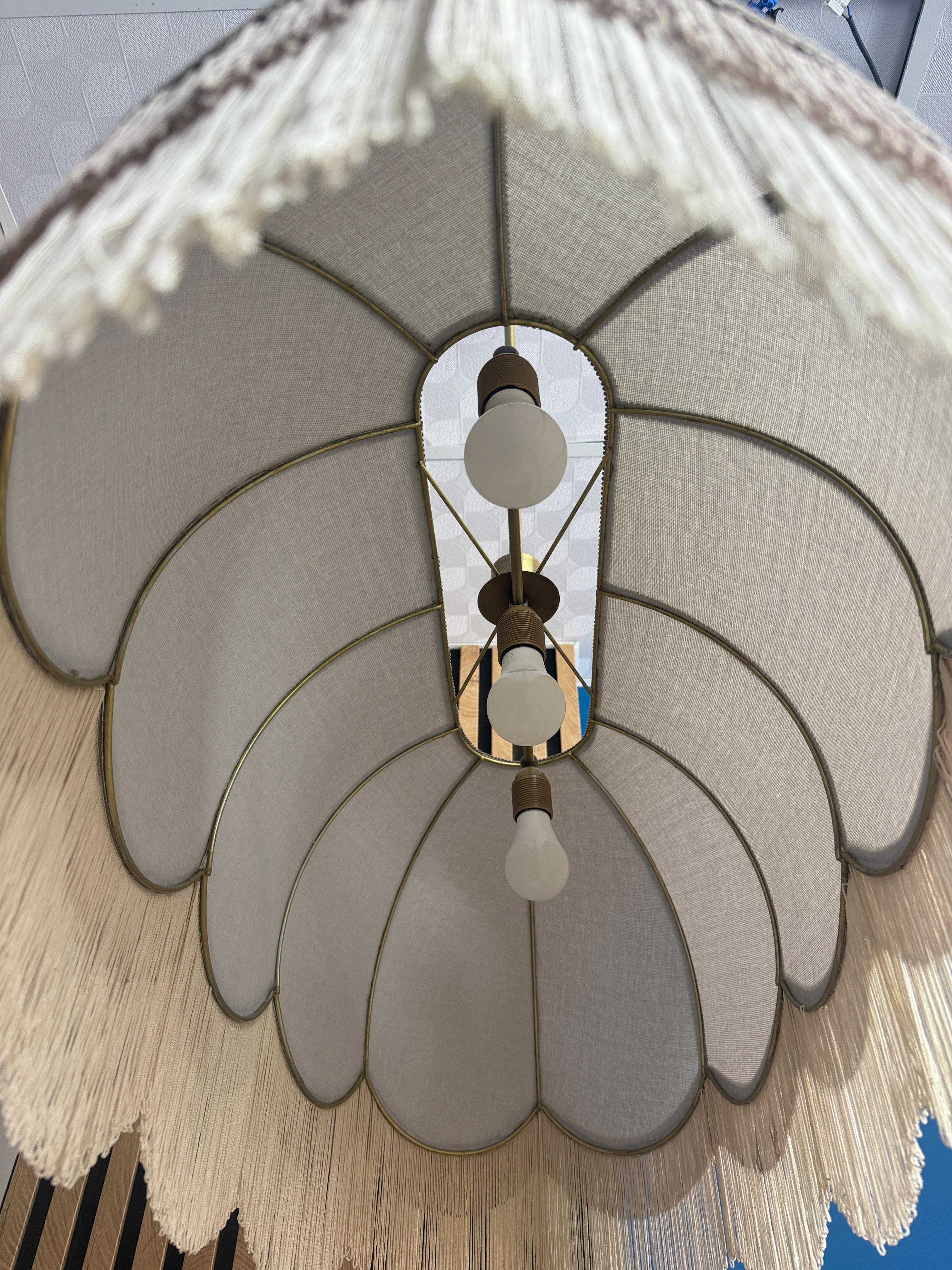 Rennes Tasseled Fabric Chandelier