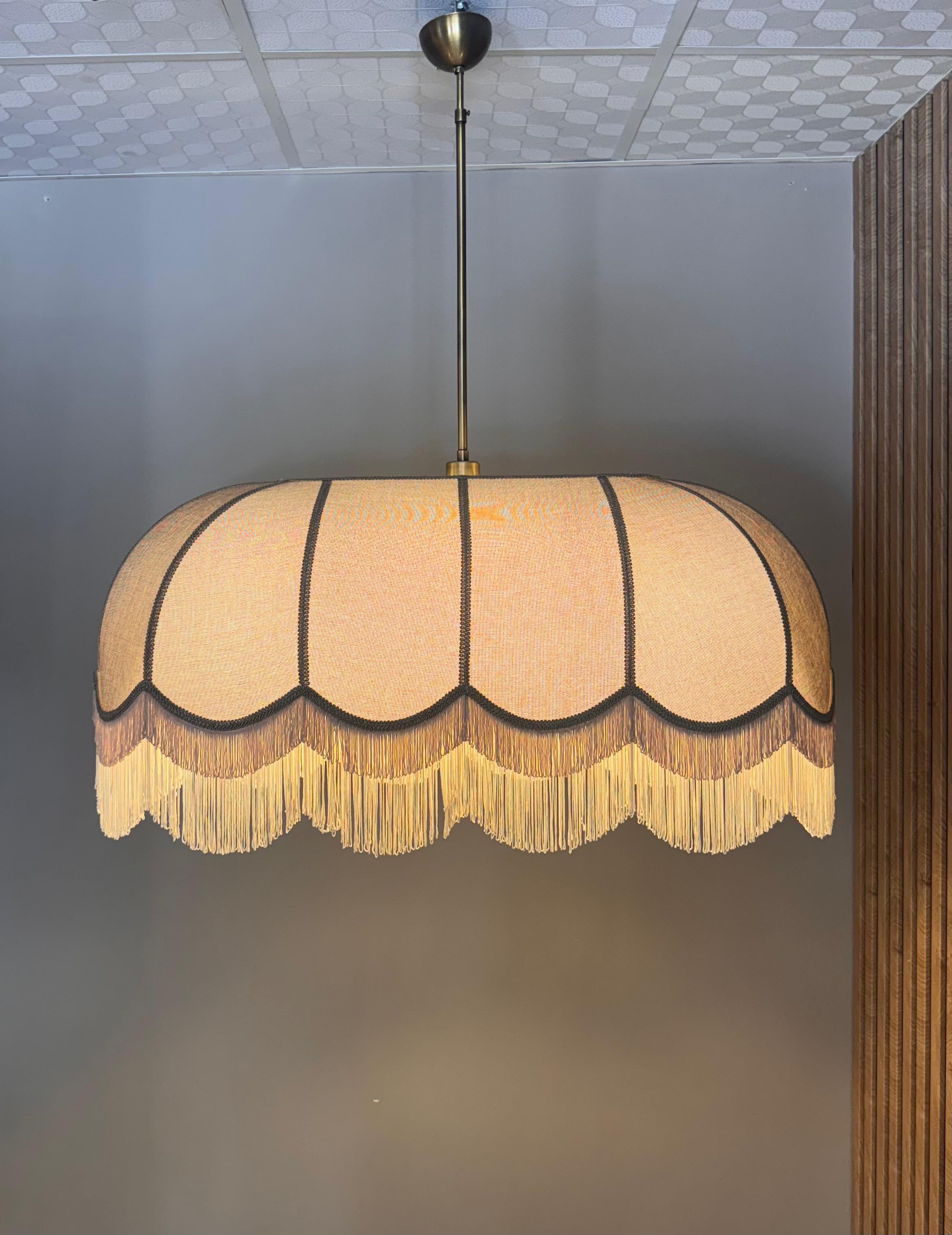 Rennes Tasseled Fabric Chandelier