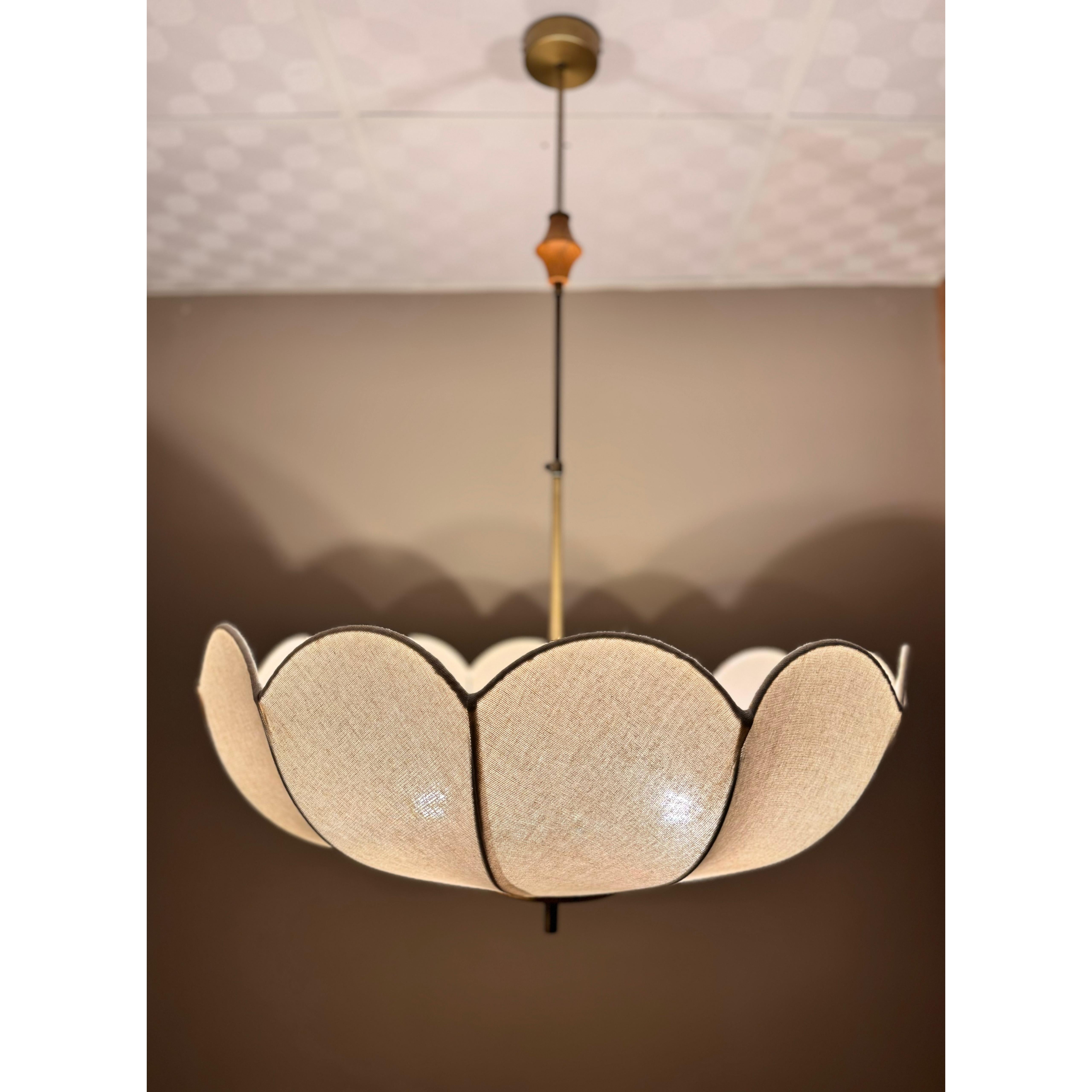 Daisy Linen Chandelier