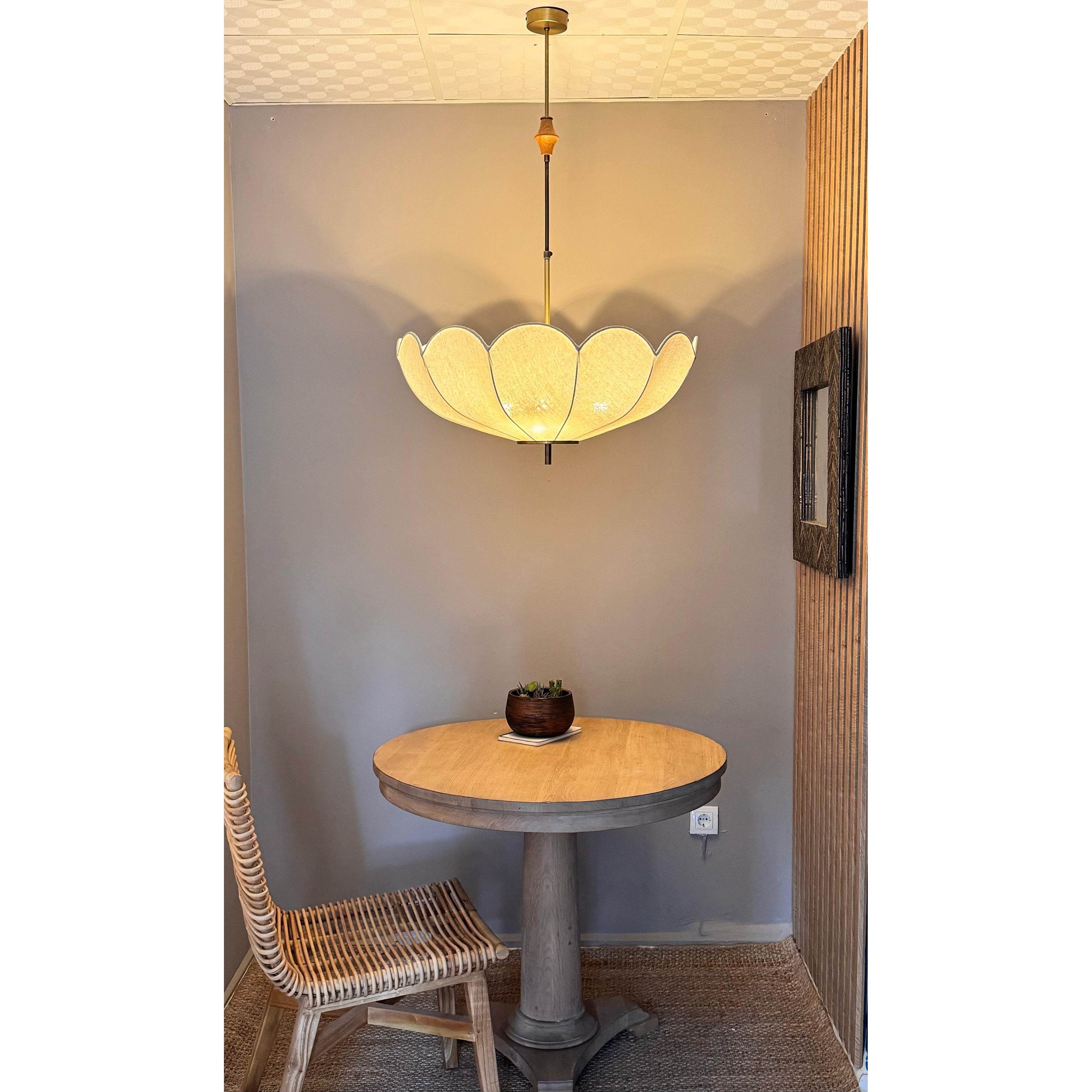 Daisy Linen Chandelier