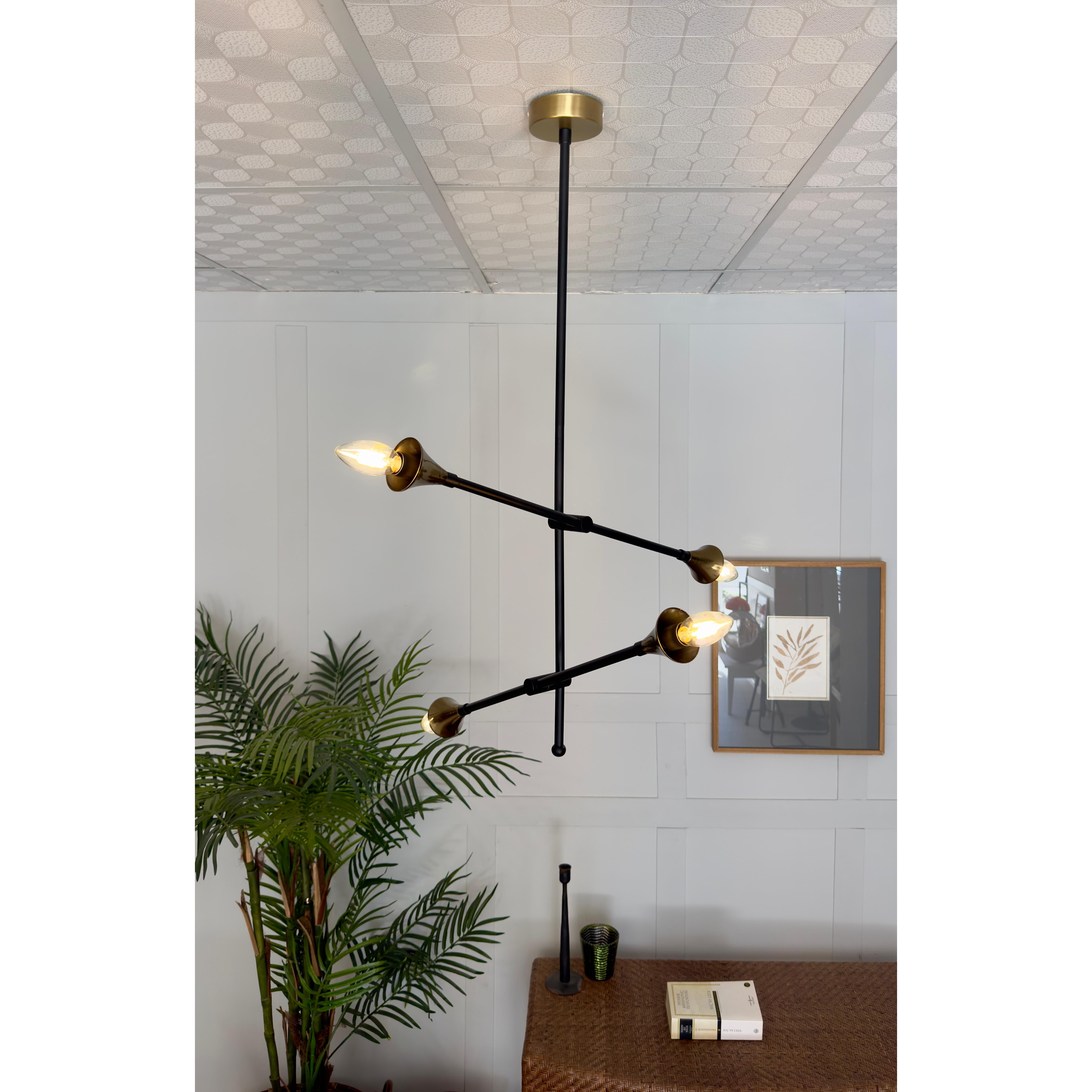 Danny 4-Arm Moving Chandelier