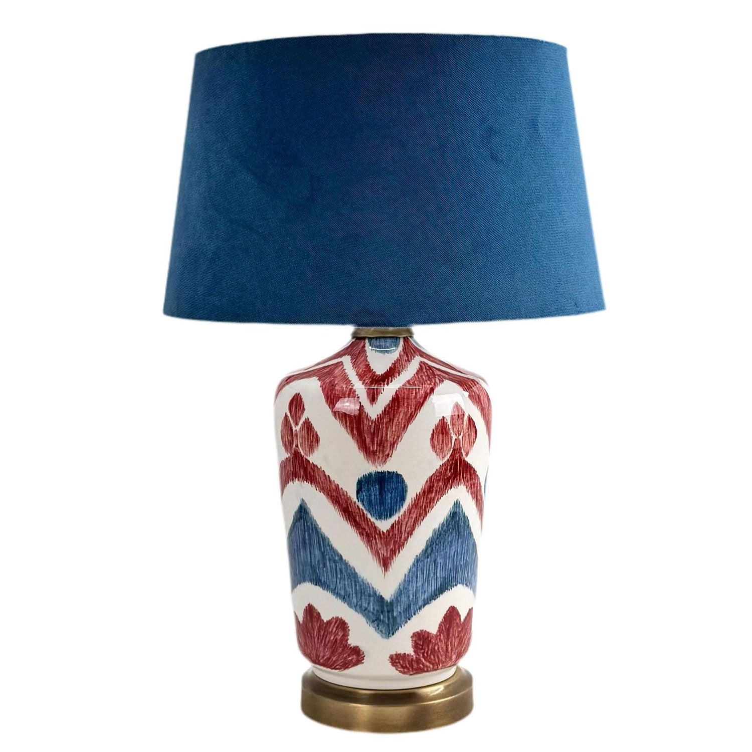 Ikat Lampshade No: 2 Indigo