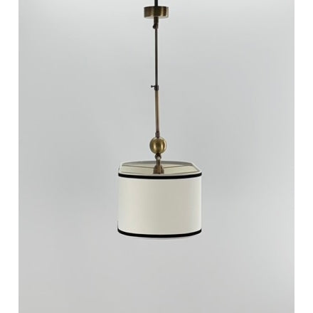 Oscar Elips Biyeli 3 Işıklı Kumaş Avize