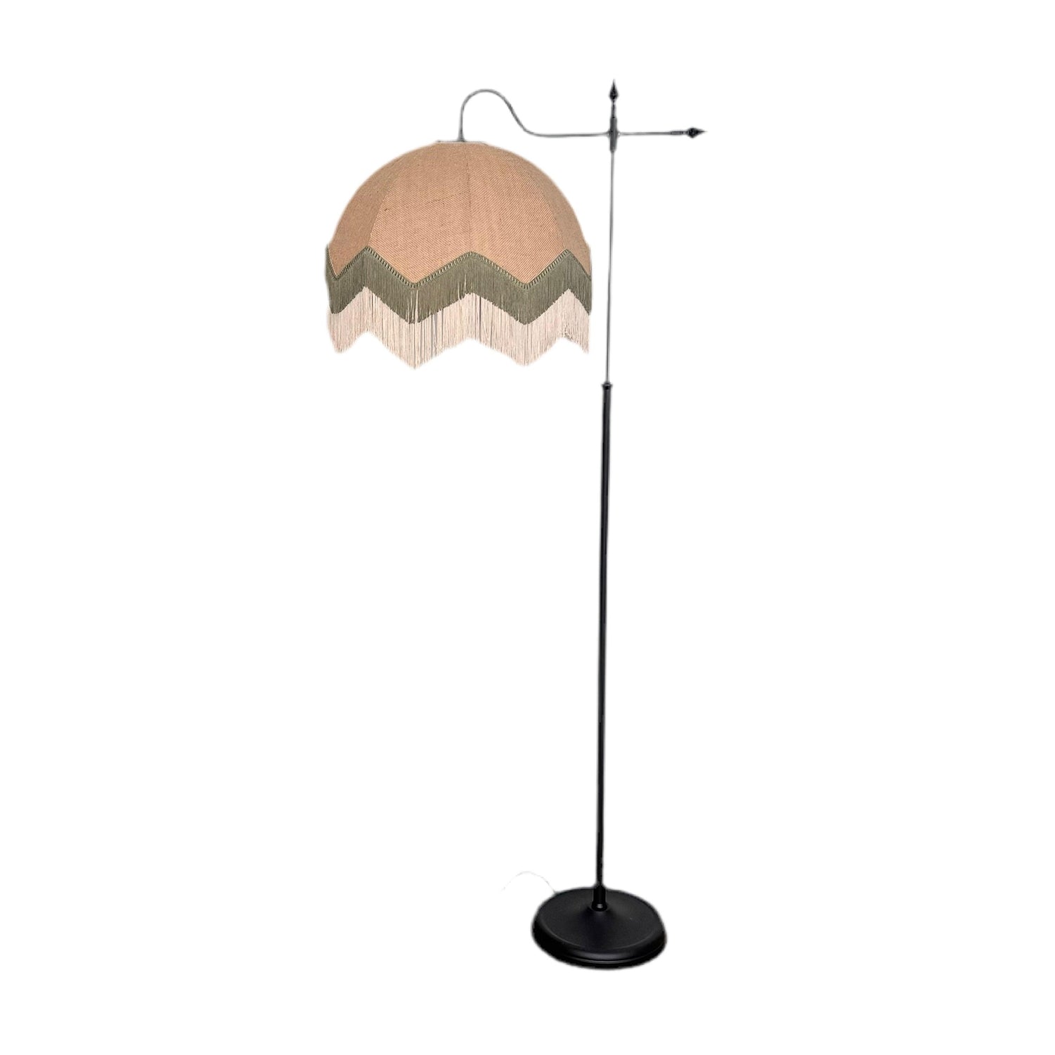 Peacock Floor Lamp Lorenzo Jute Headboard