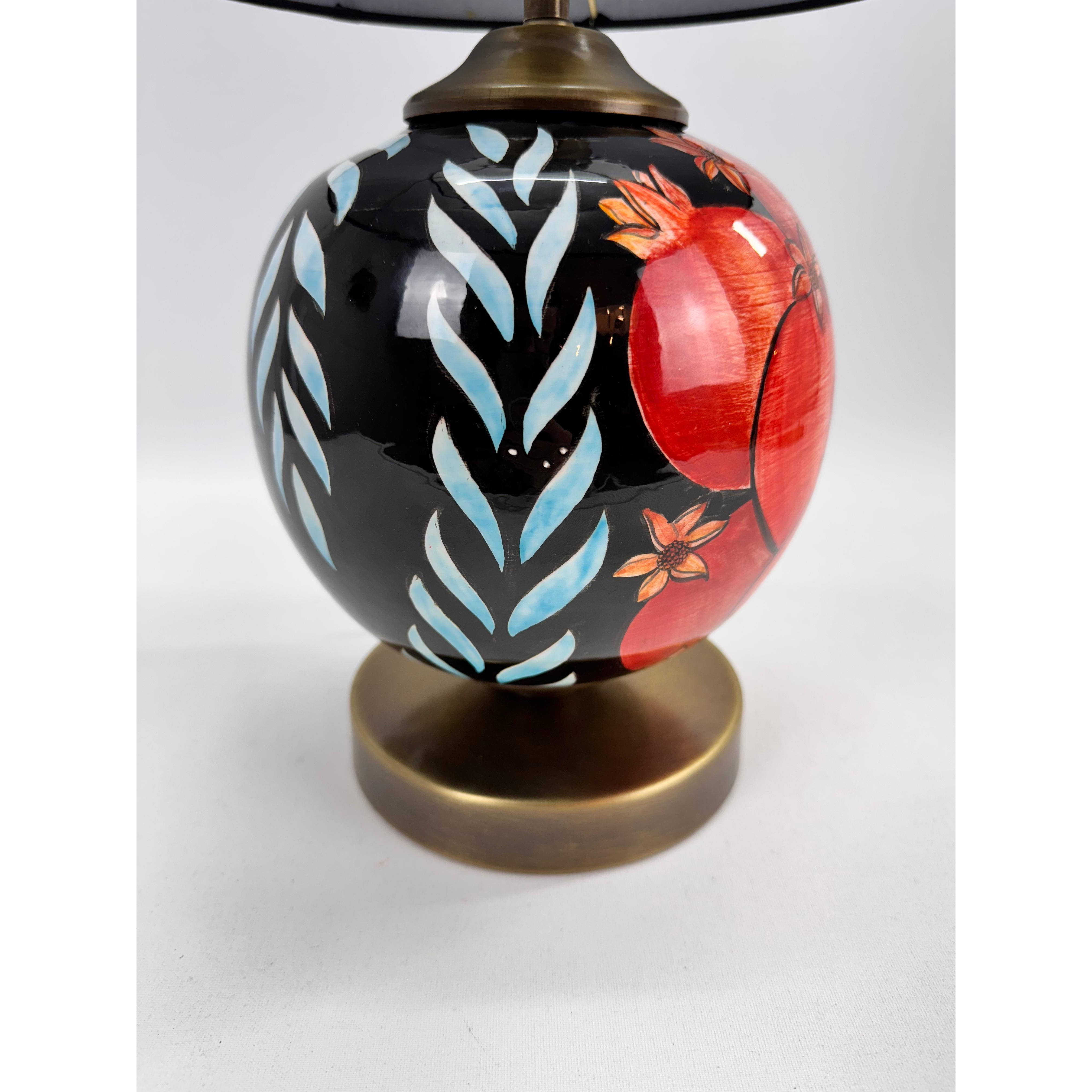 Pomegranate El Yapımı Seramik Abajur