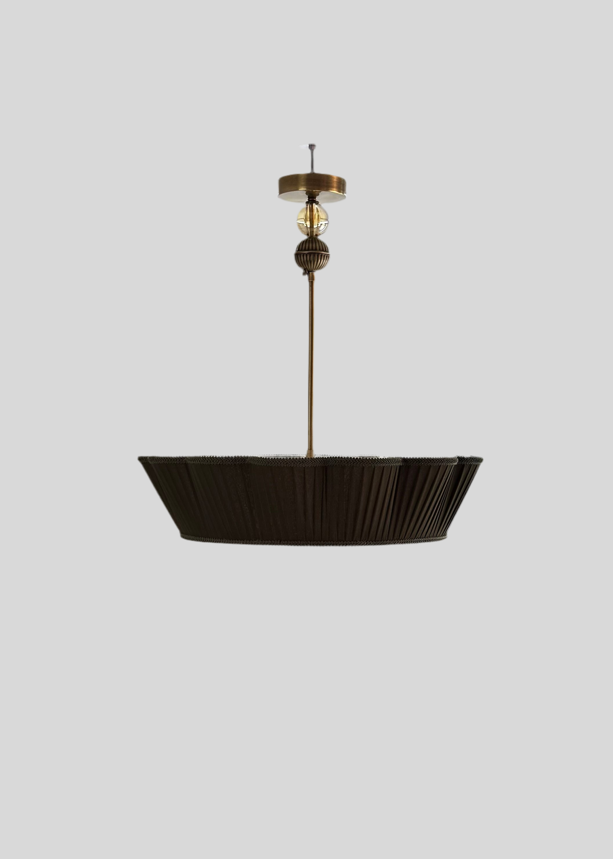 Green lampshade