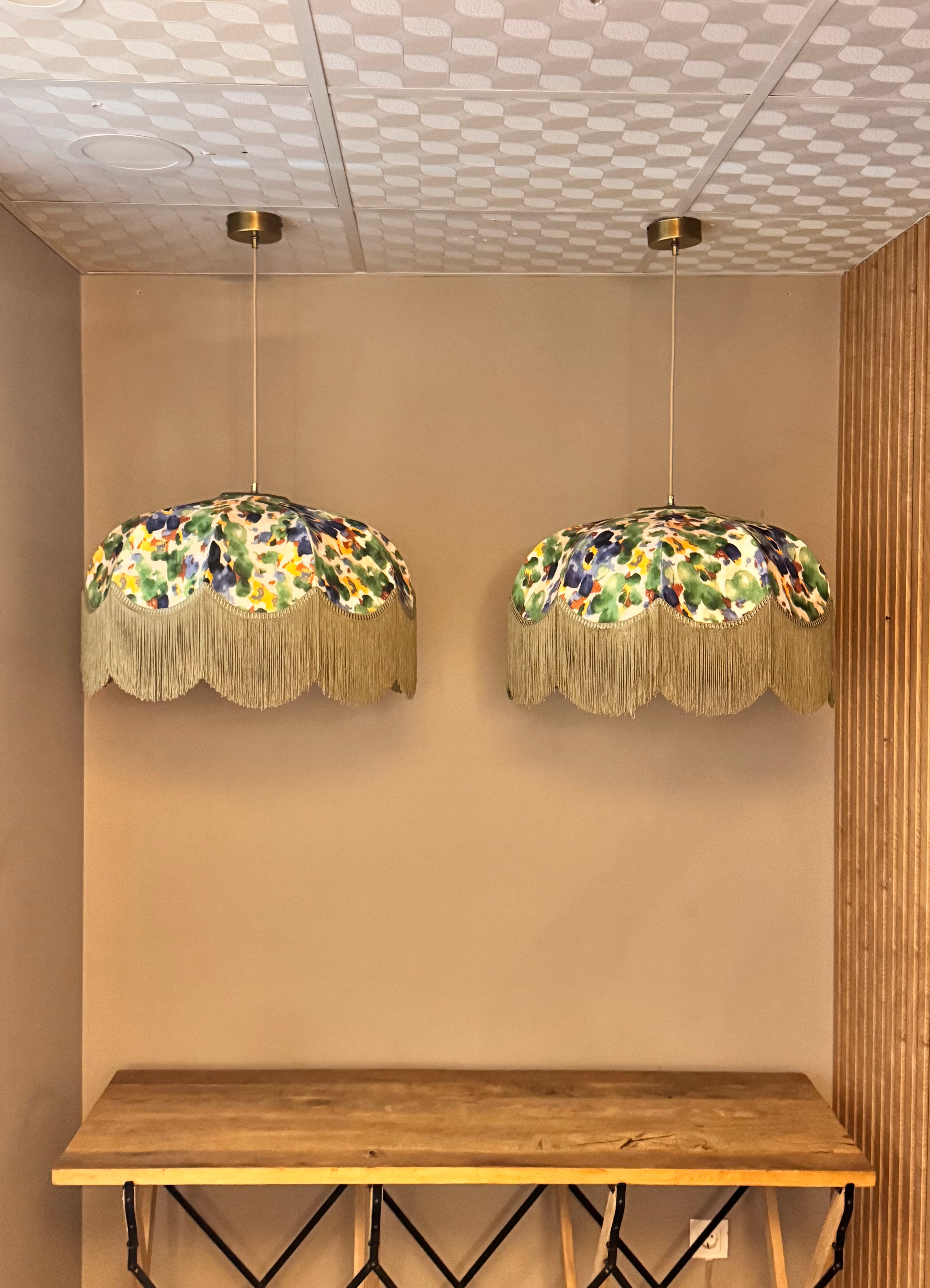 Sofia Lux Velvet Chandelier