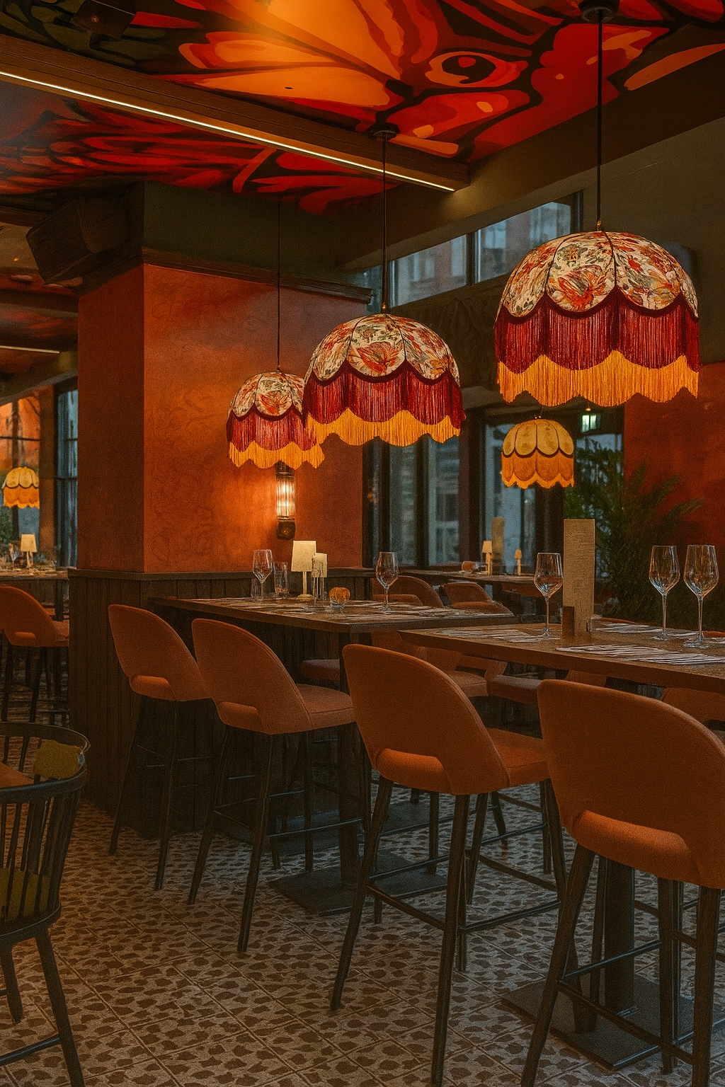 Sofia Lux Velvet Chandelier