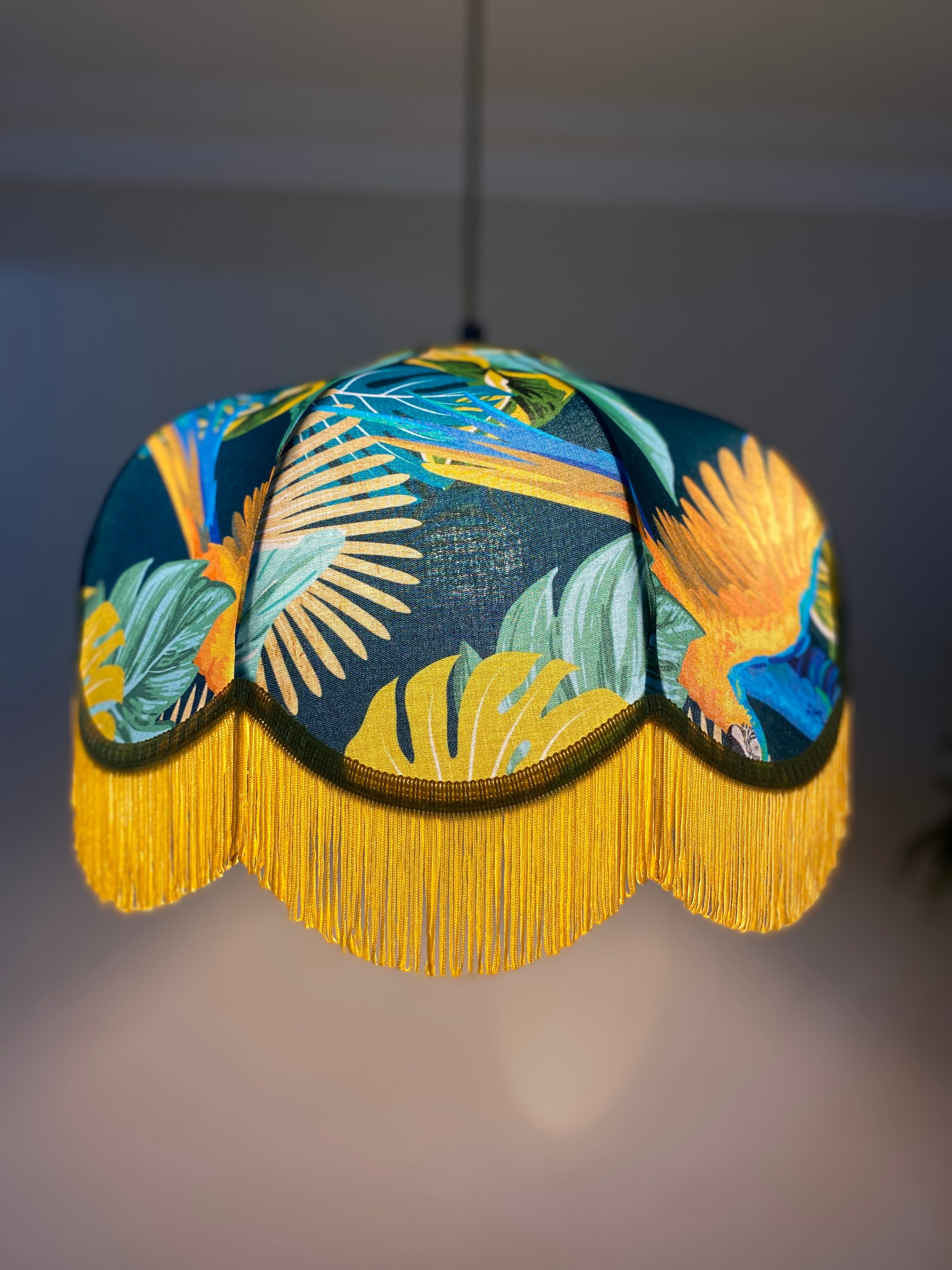 Peacock Floor Lamp Brasil Headboard