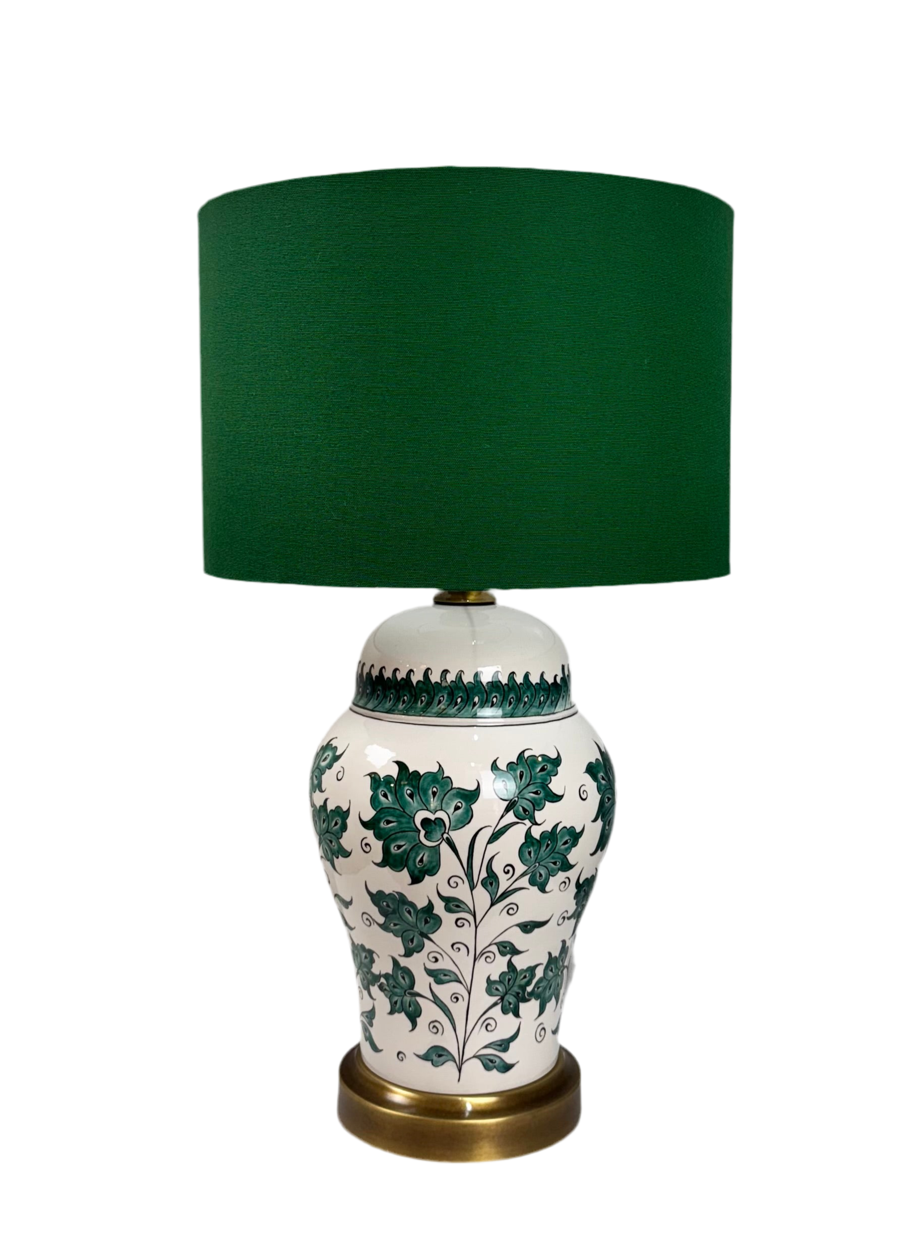 Green lampshade