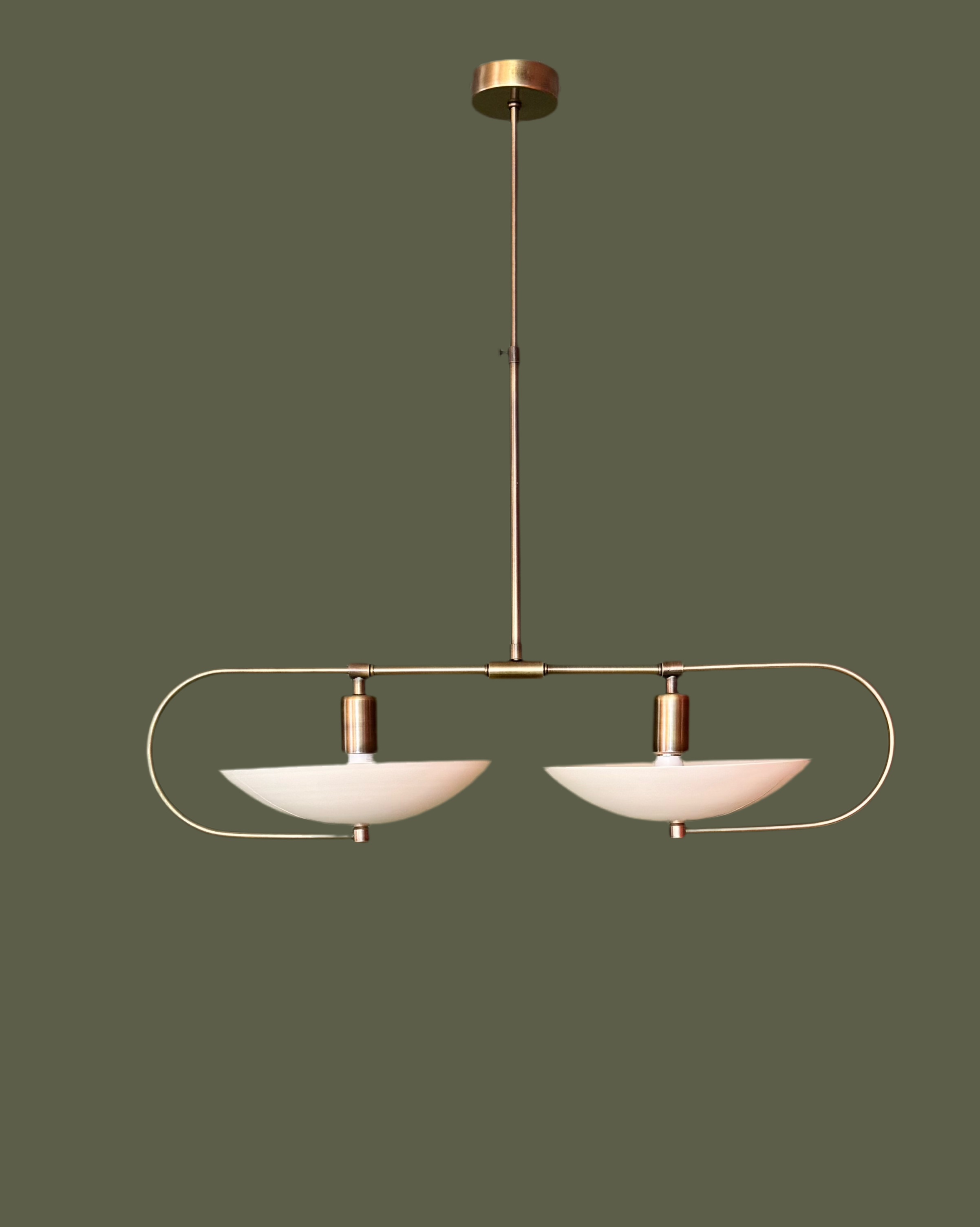 Wooden Lampshade with Rattan Head