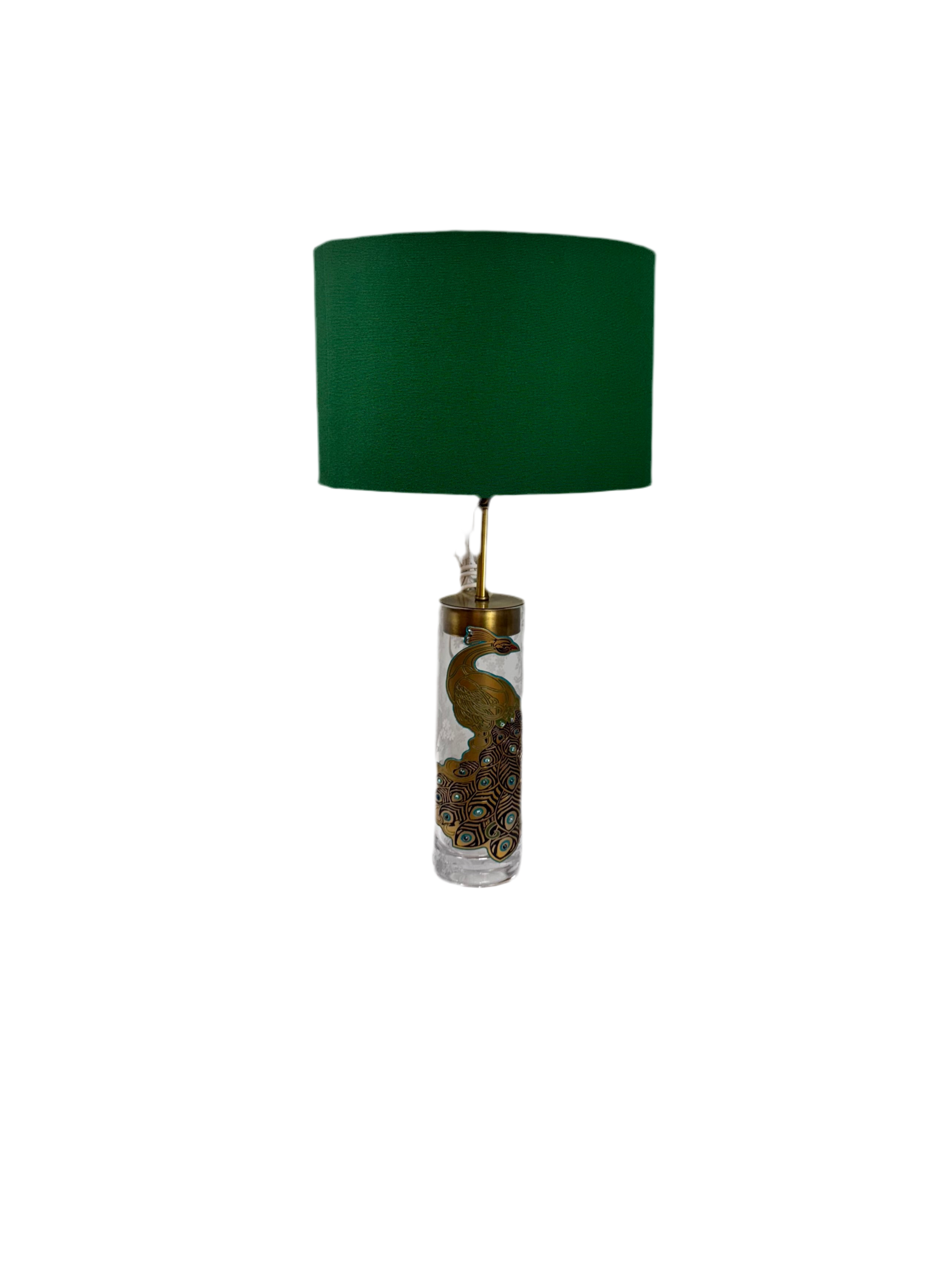 Green lampshade