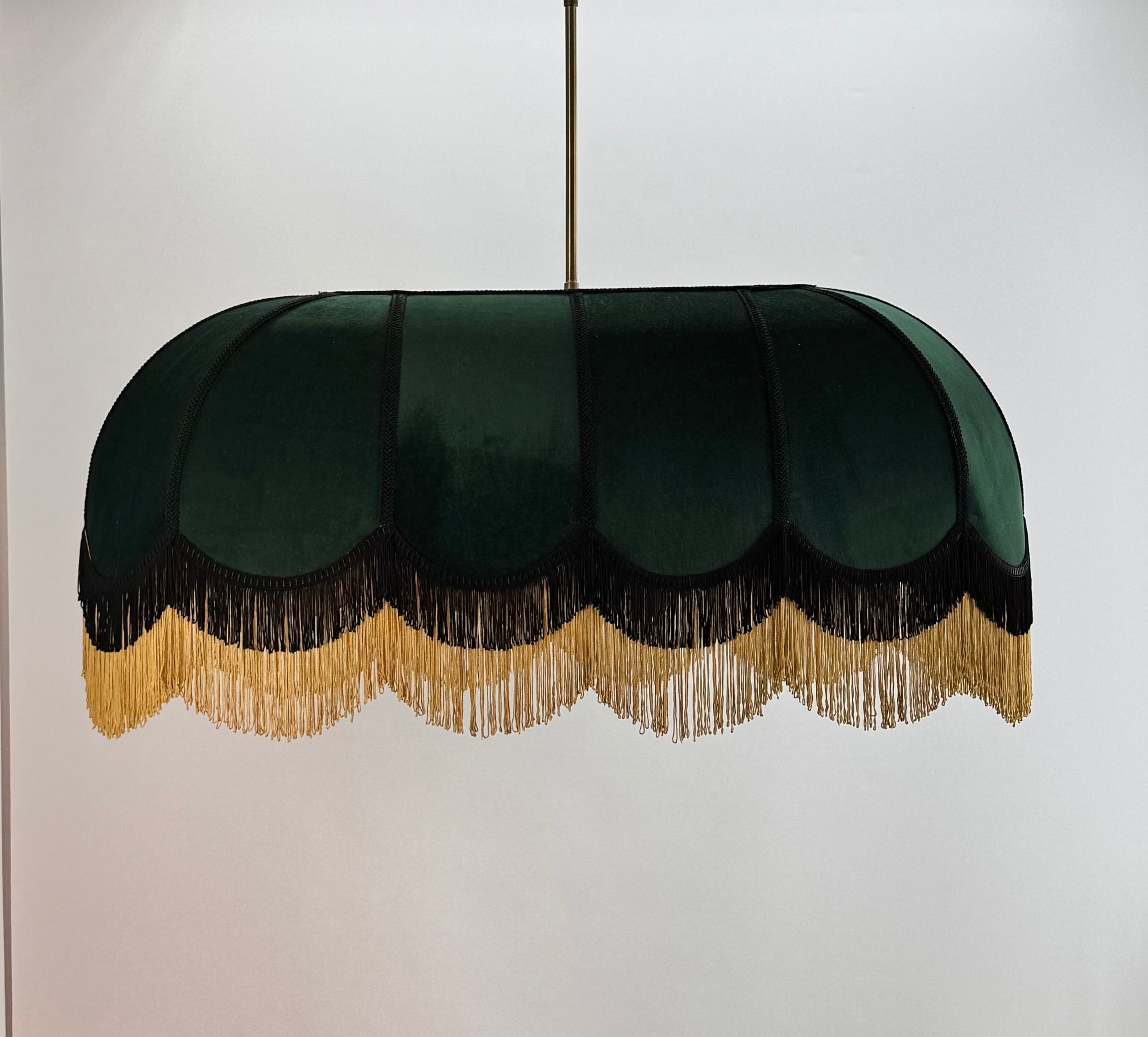 Green lampshade