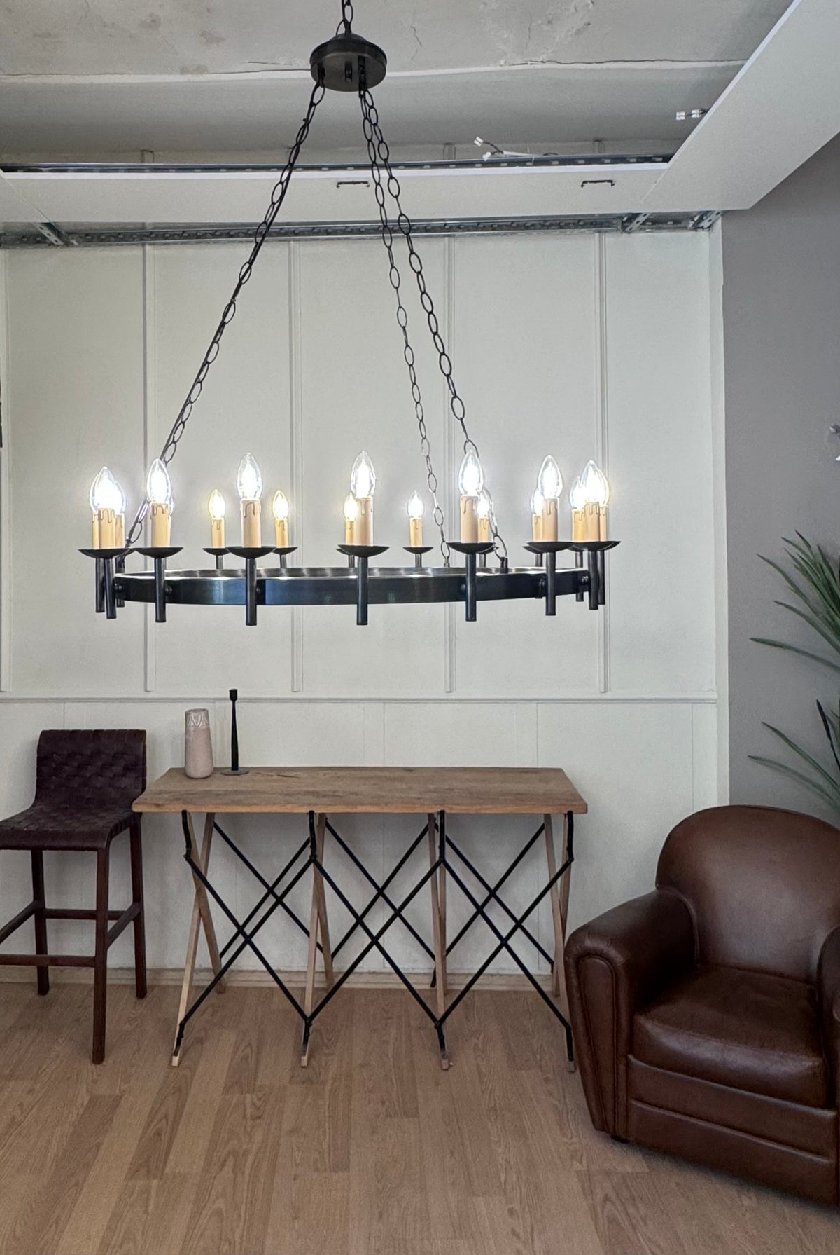 Rustik Zincirli Avize