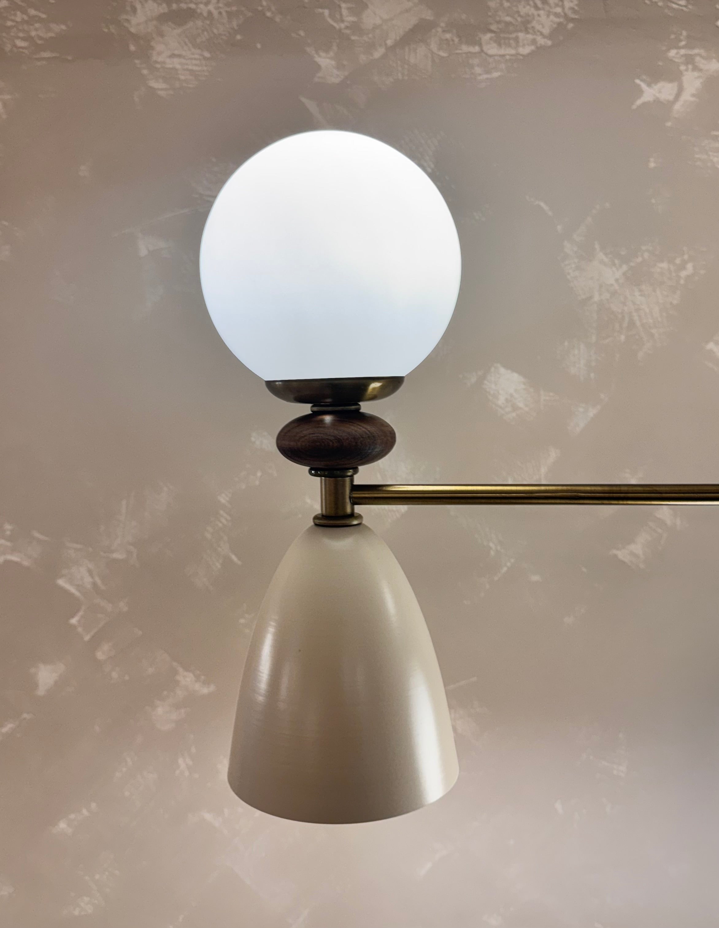 Vento Brass 5 ışıklı Modern Avize