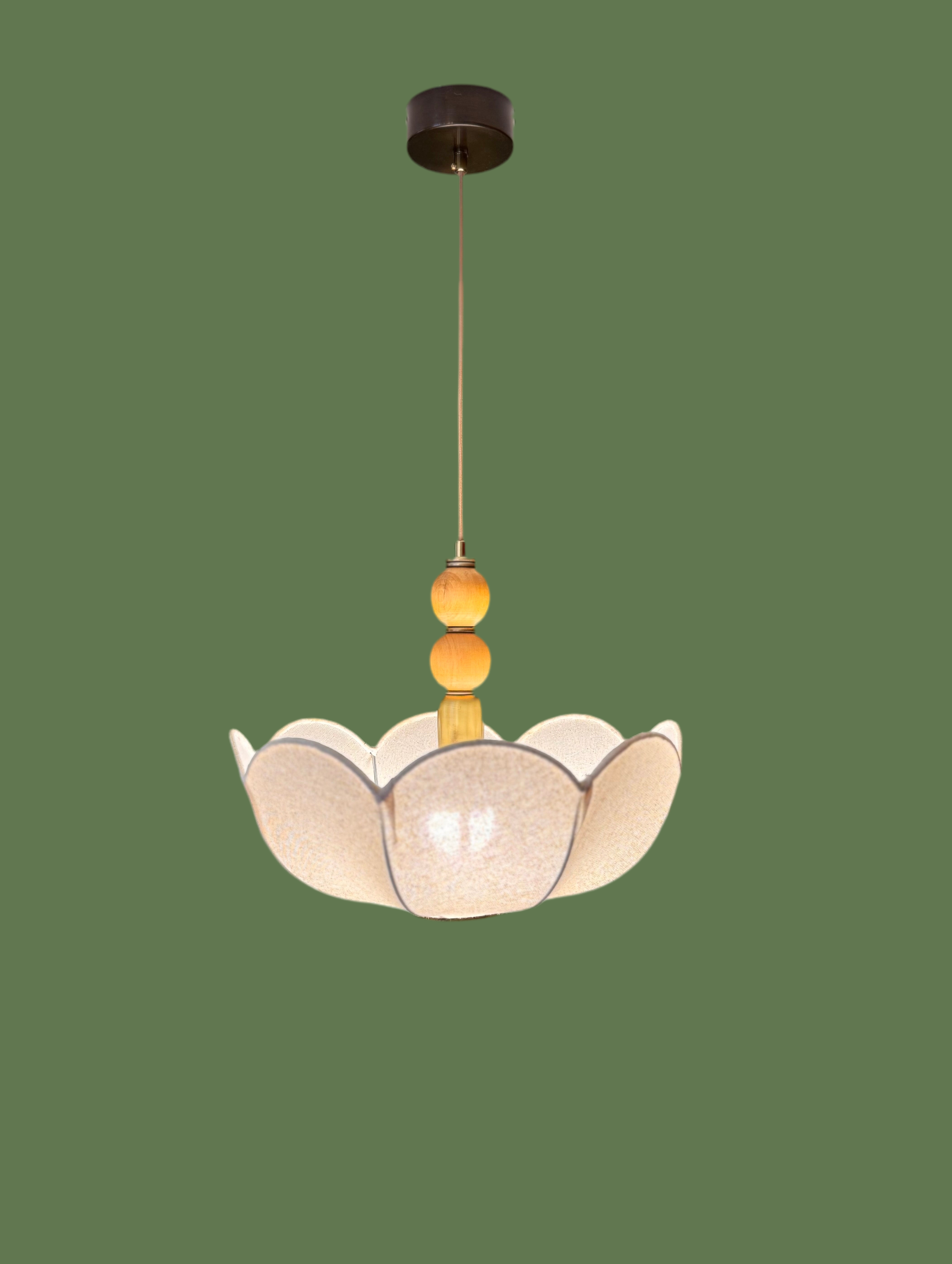 Green lampshade