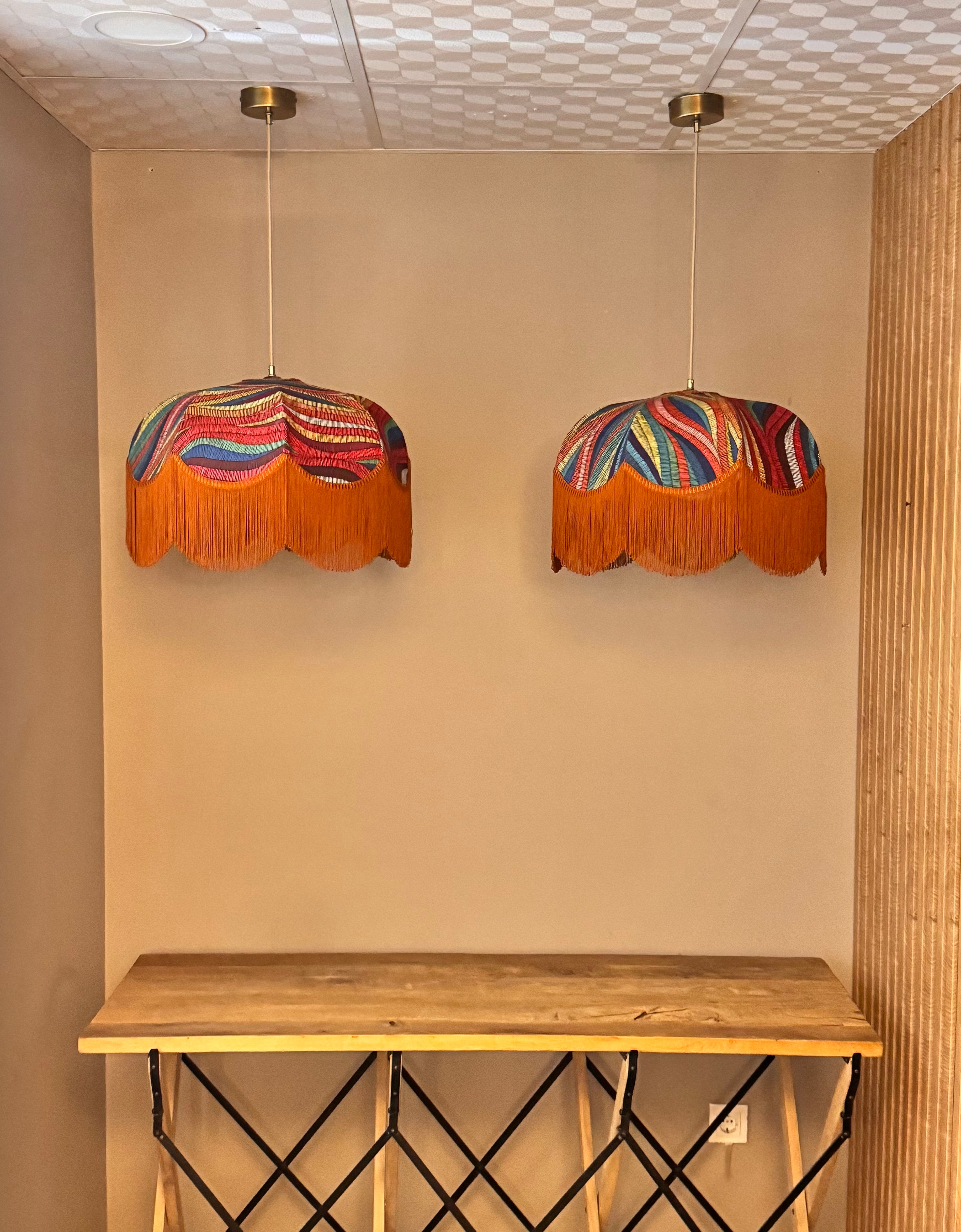 Sofia Lux Velvet Chandelier