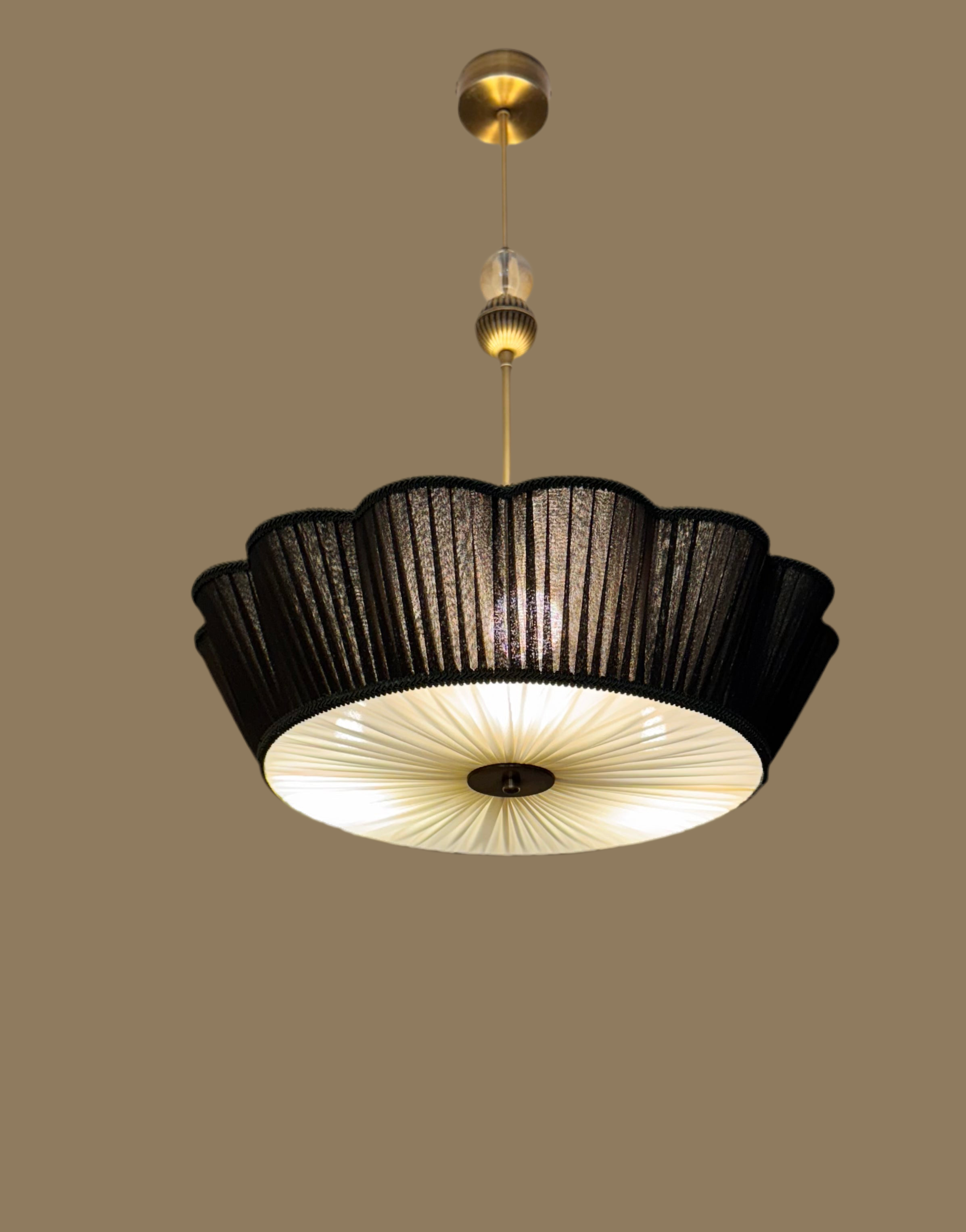 Green lampshade