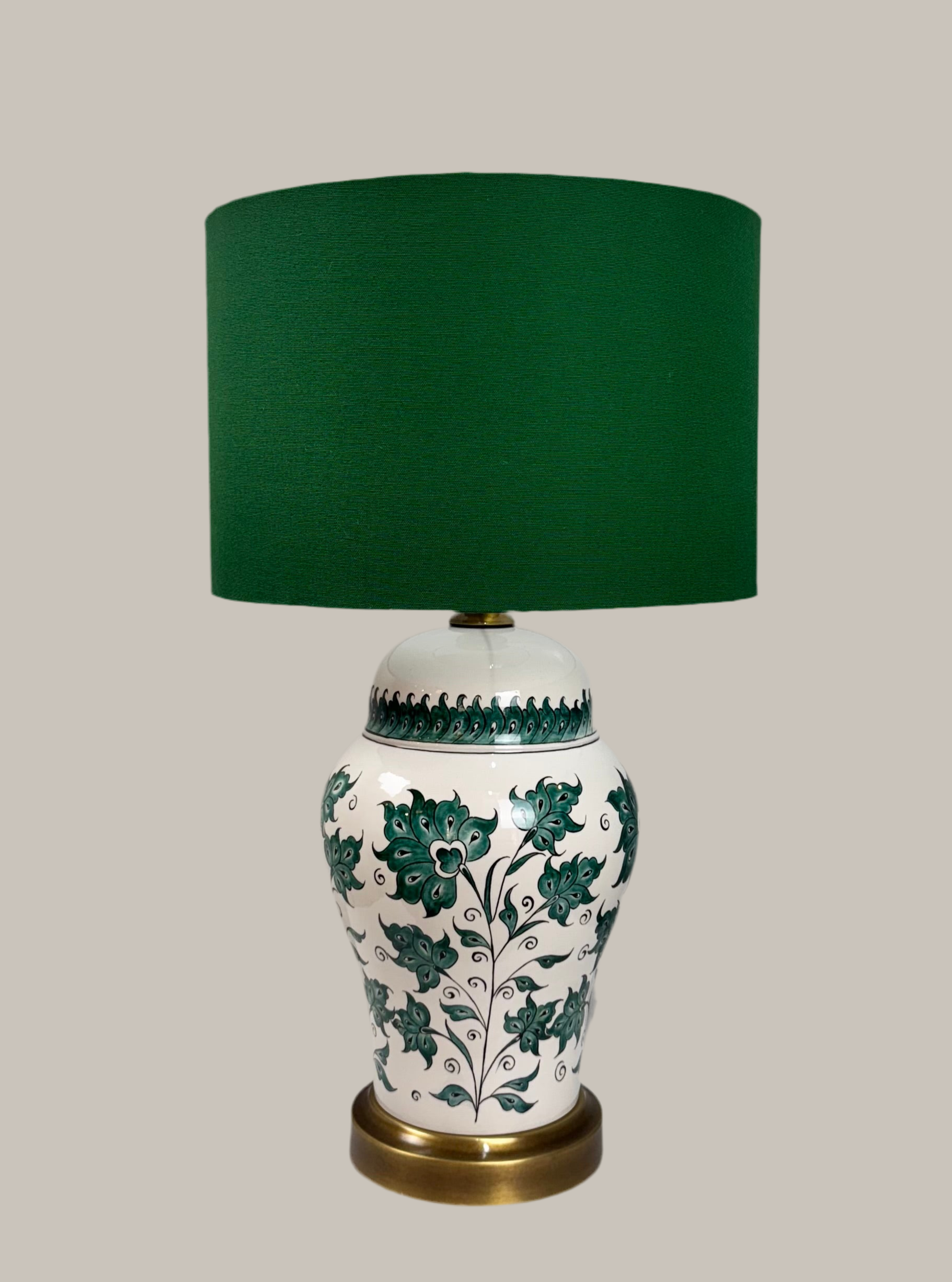 Green lampshade