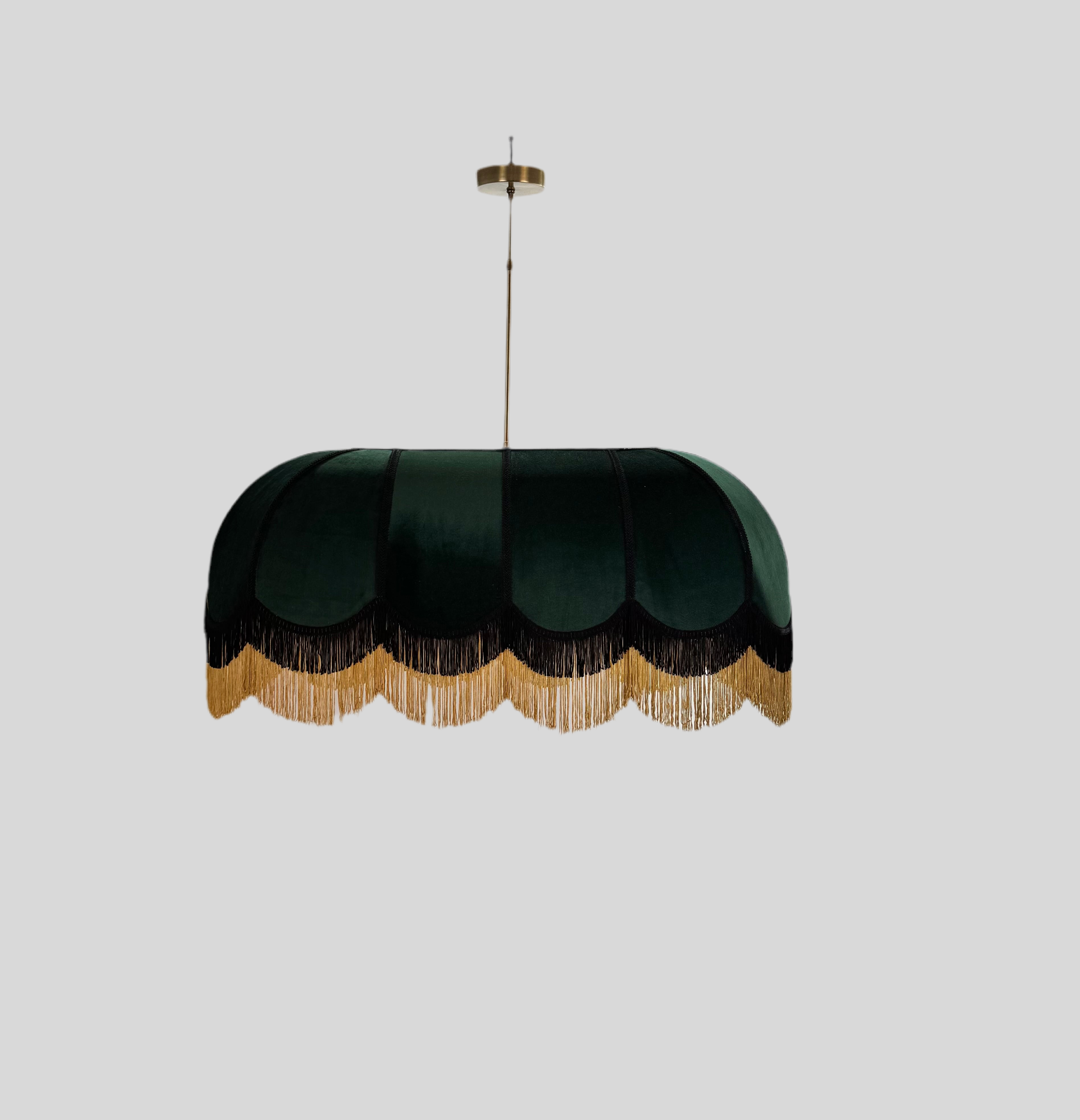 Green lampshade
