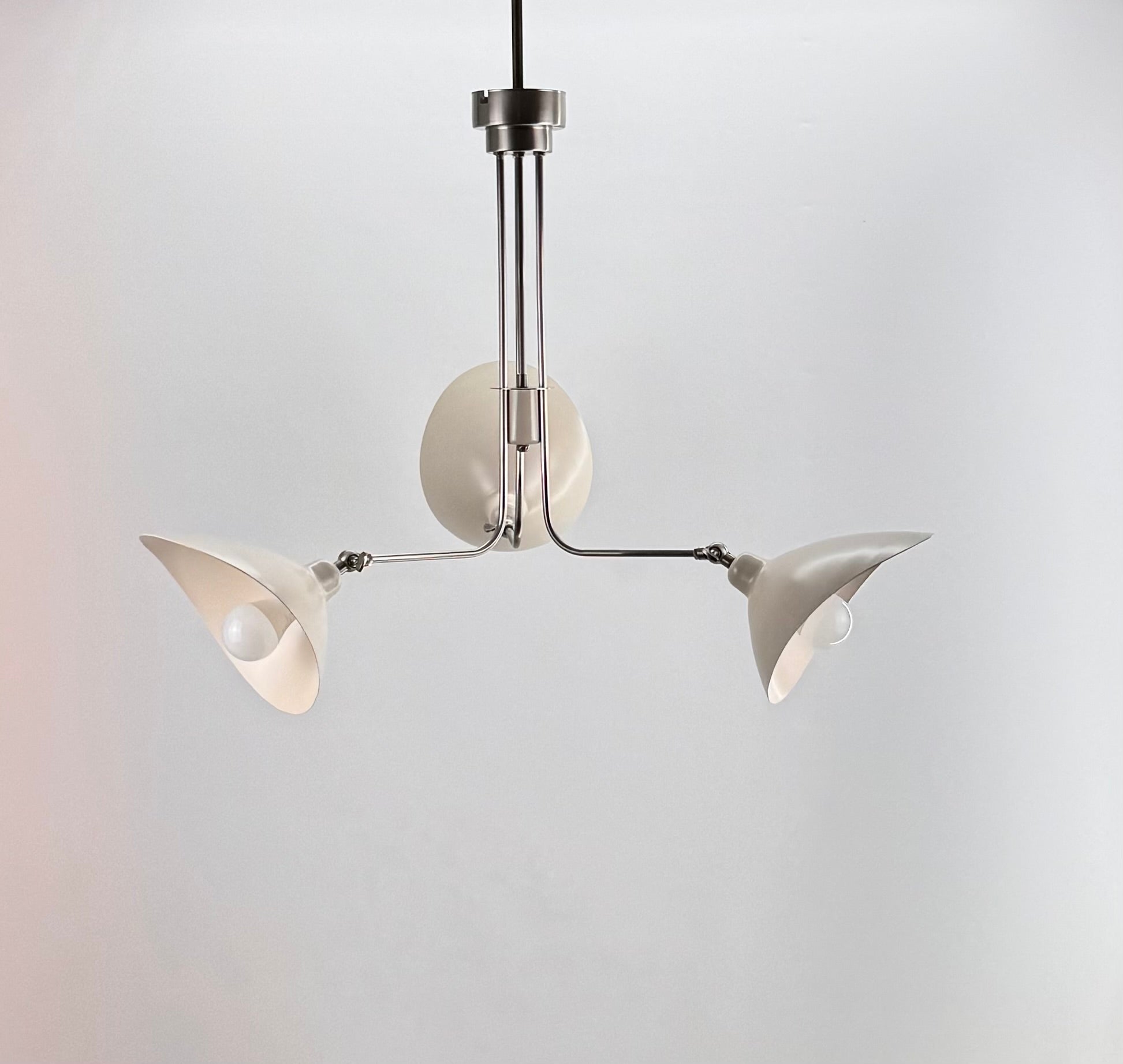 Leo İskandinav Tarzı 3 Kollu Avize Krom