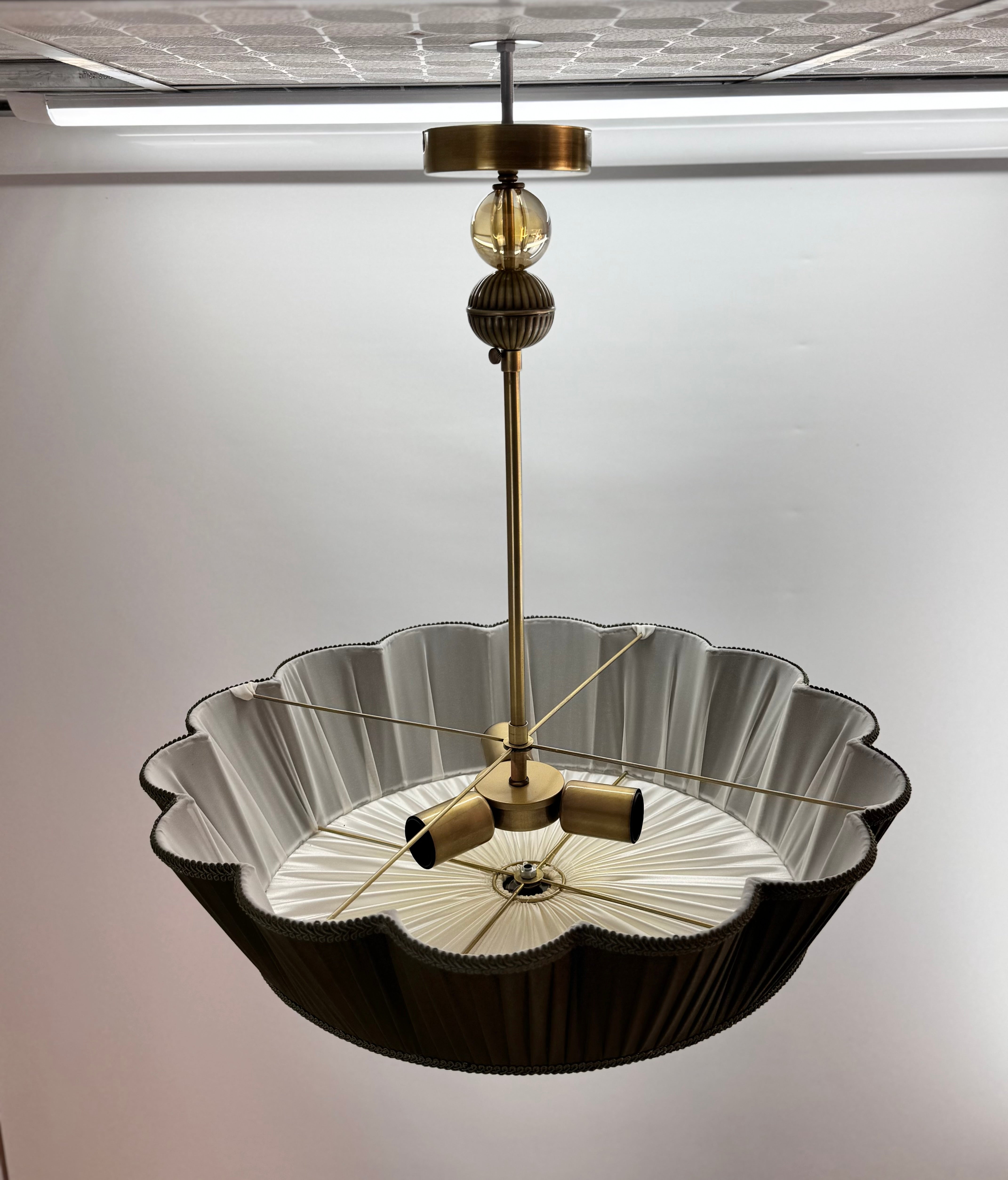 Green lampshade