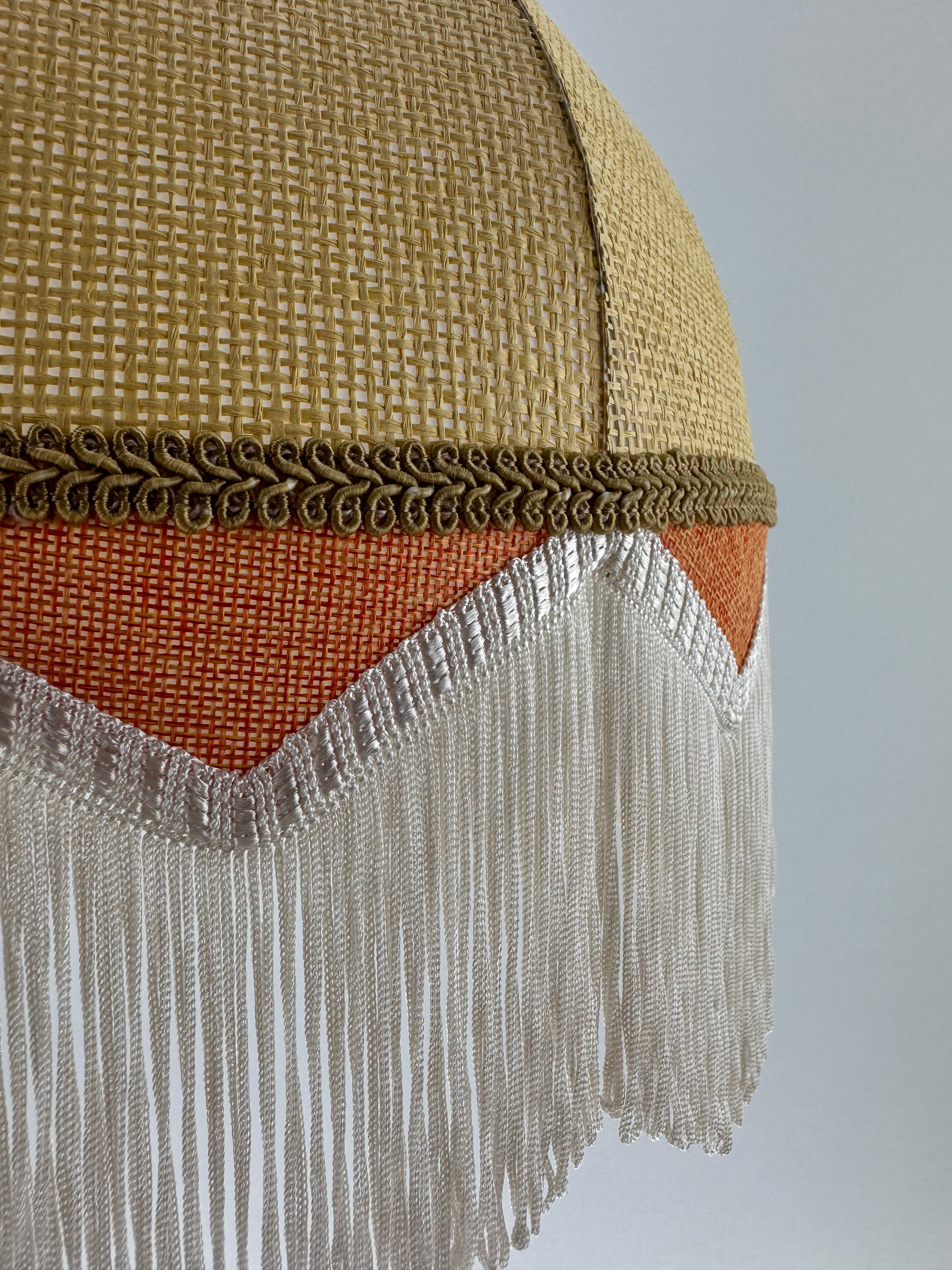 Stella Wicker Detailed Chandelier