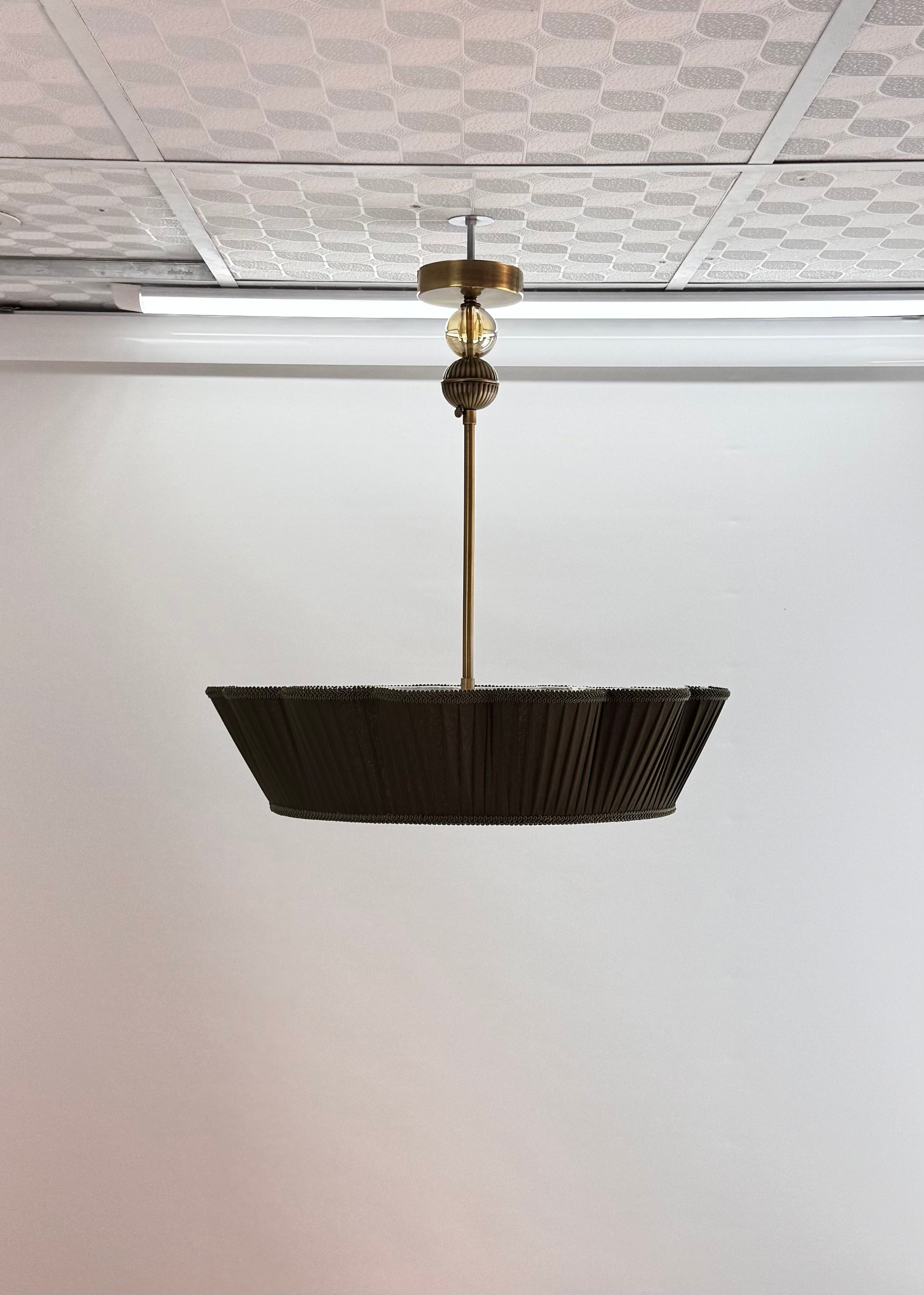 Green lampshade