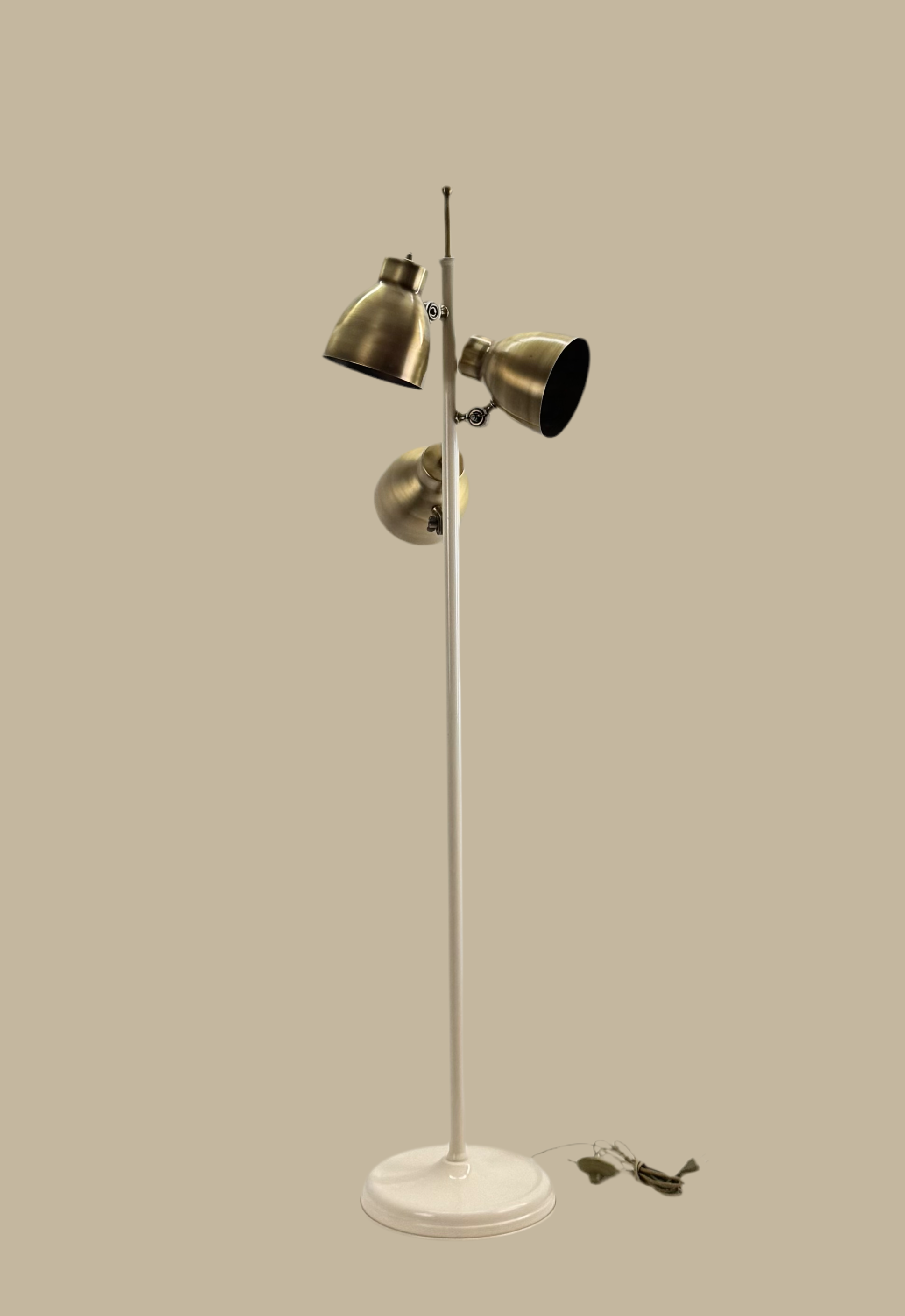Wooden Lampshade with Rattan Head