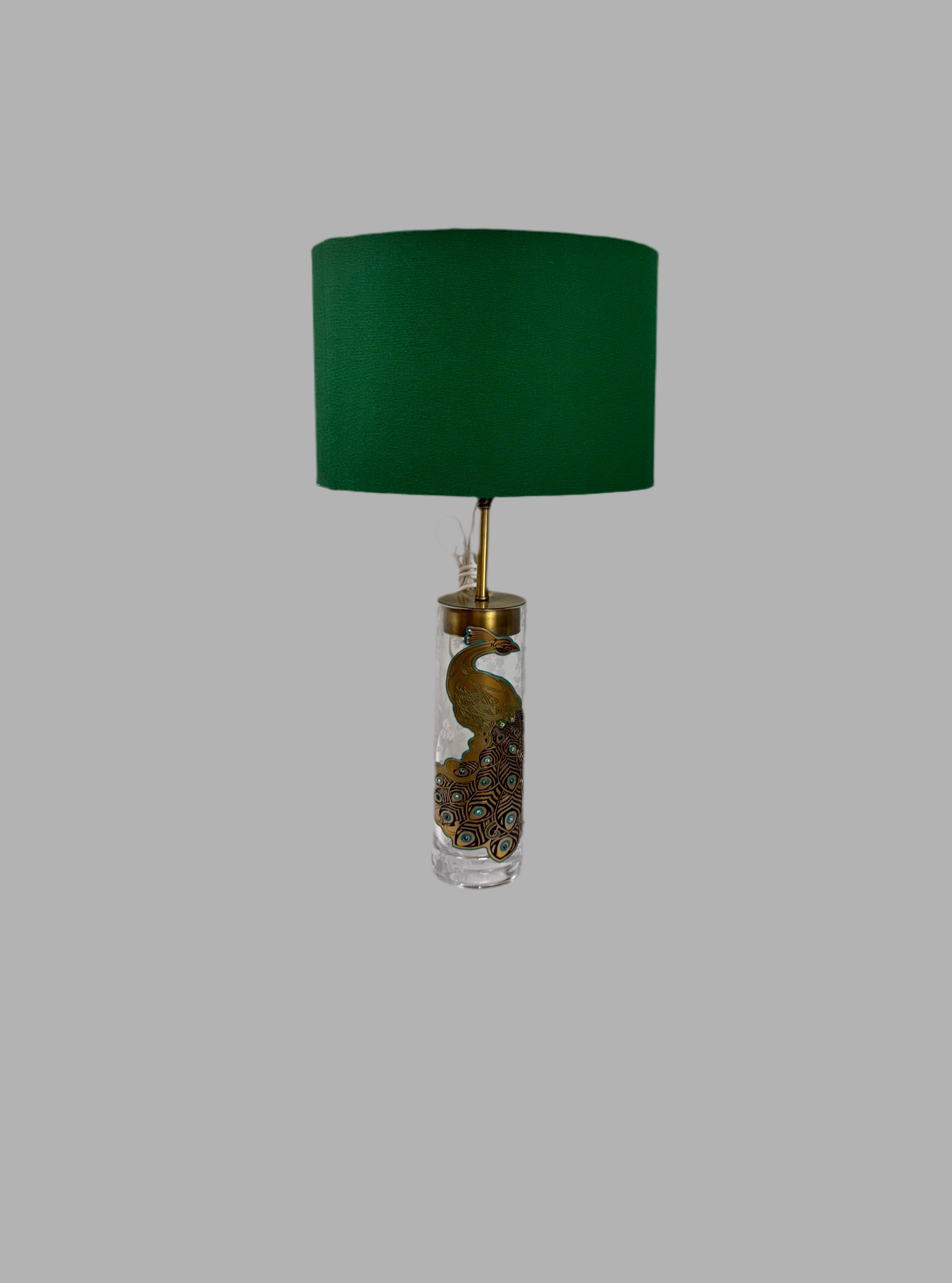 Green lampshade