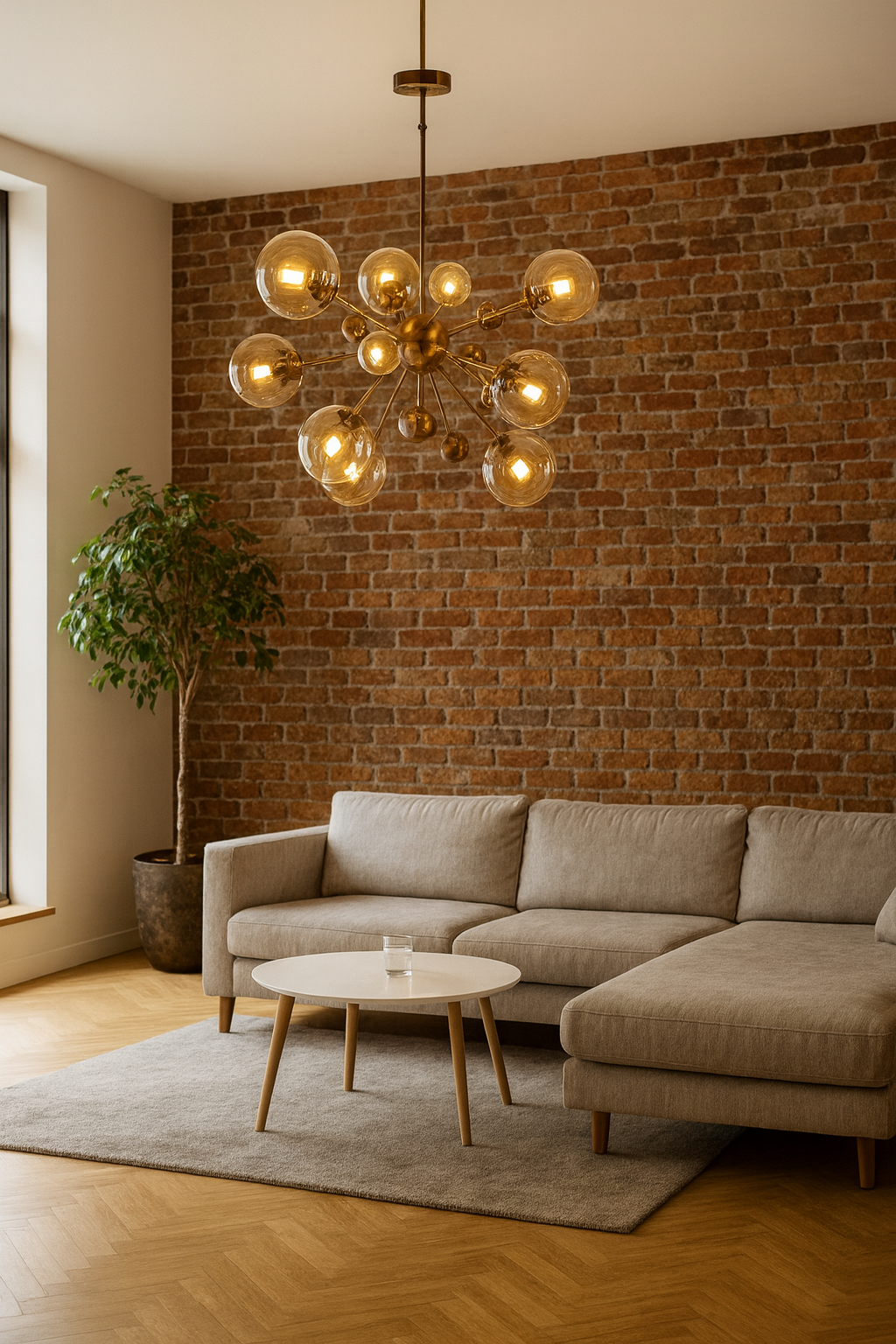 Galaxy 9' Arm Chandelier