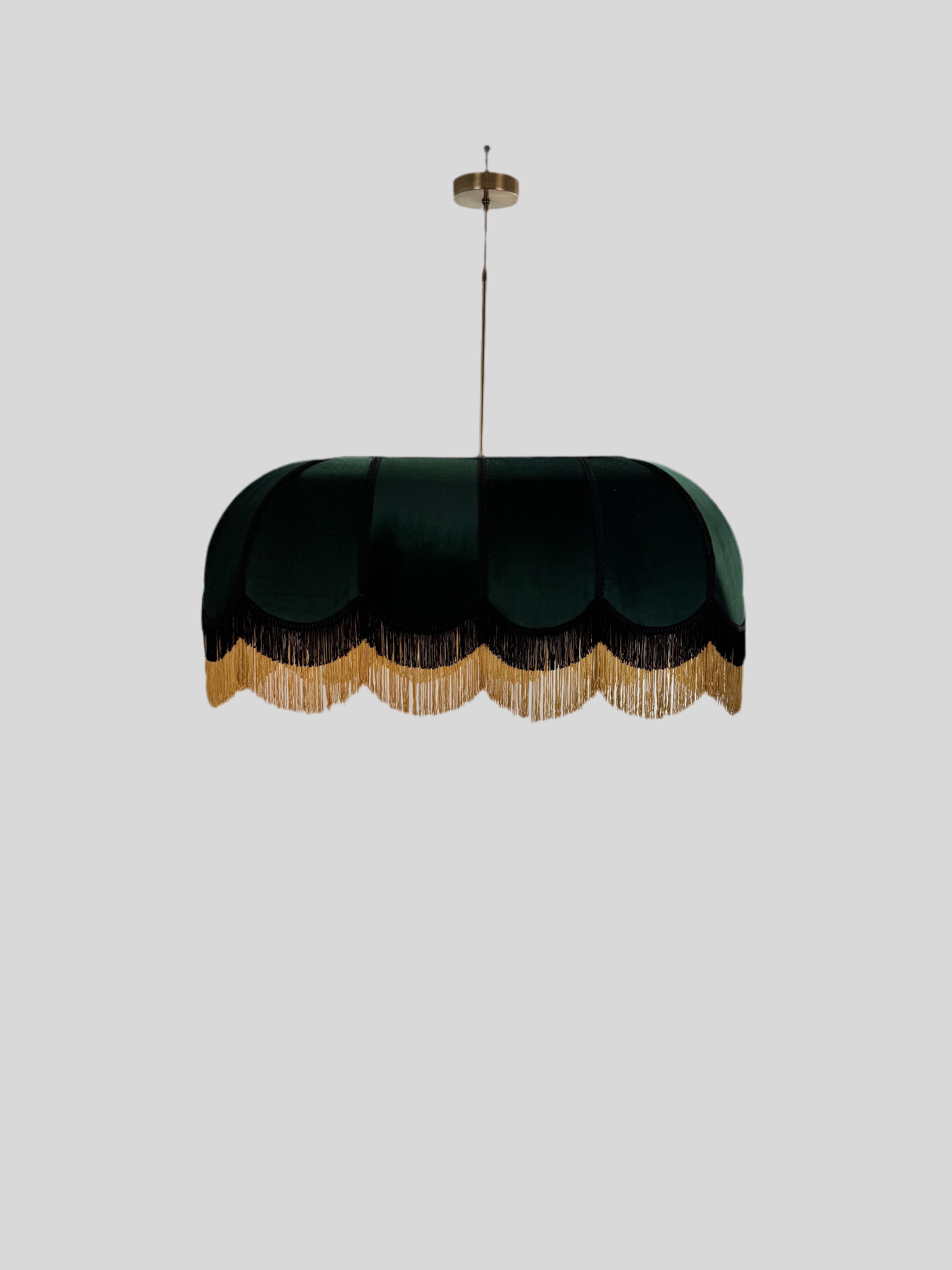 Green lampshade