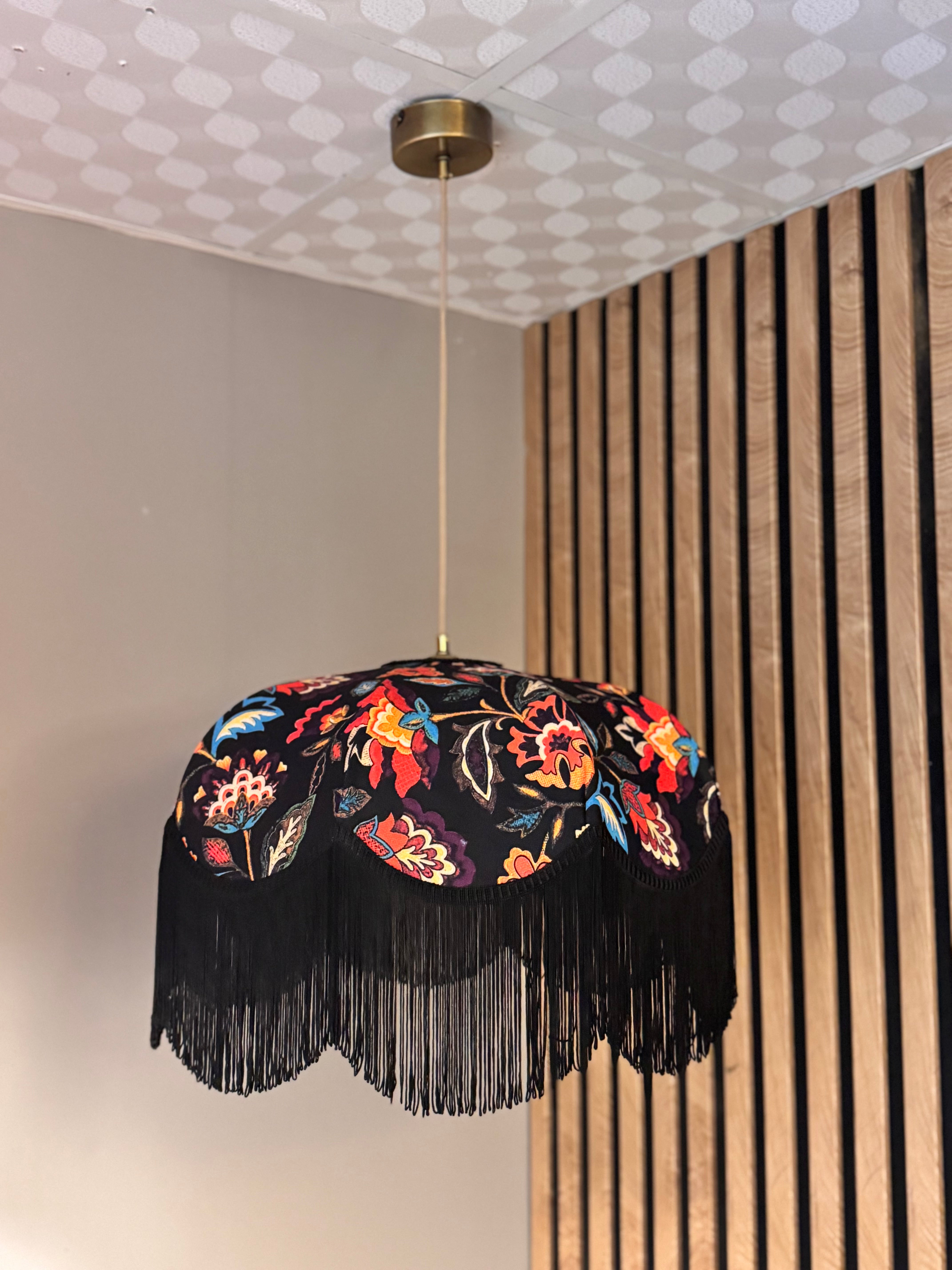 Sofia Lux Velvet Chandelier