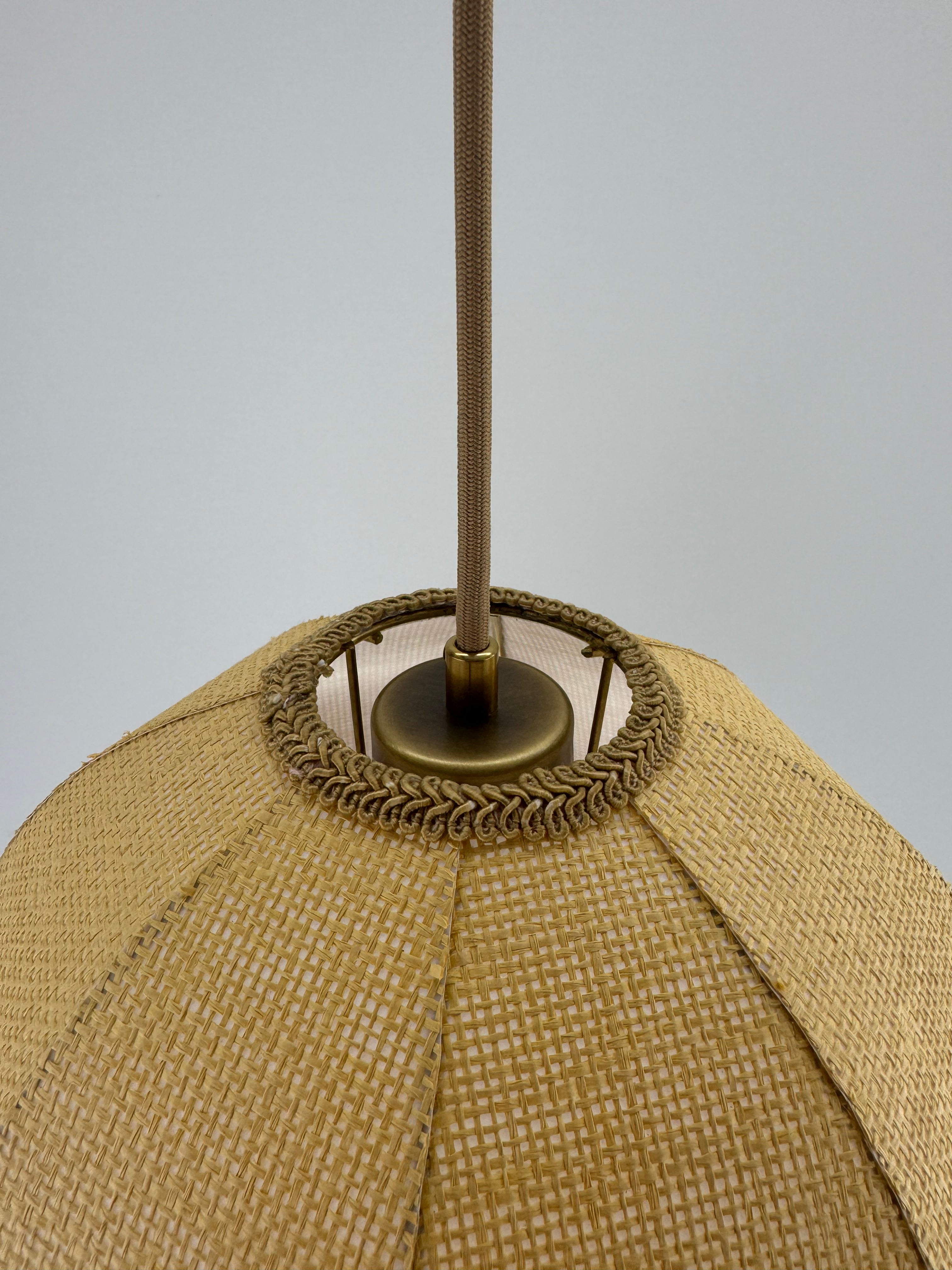 Stella Wicker Detailed Chandelier