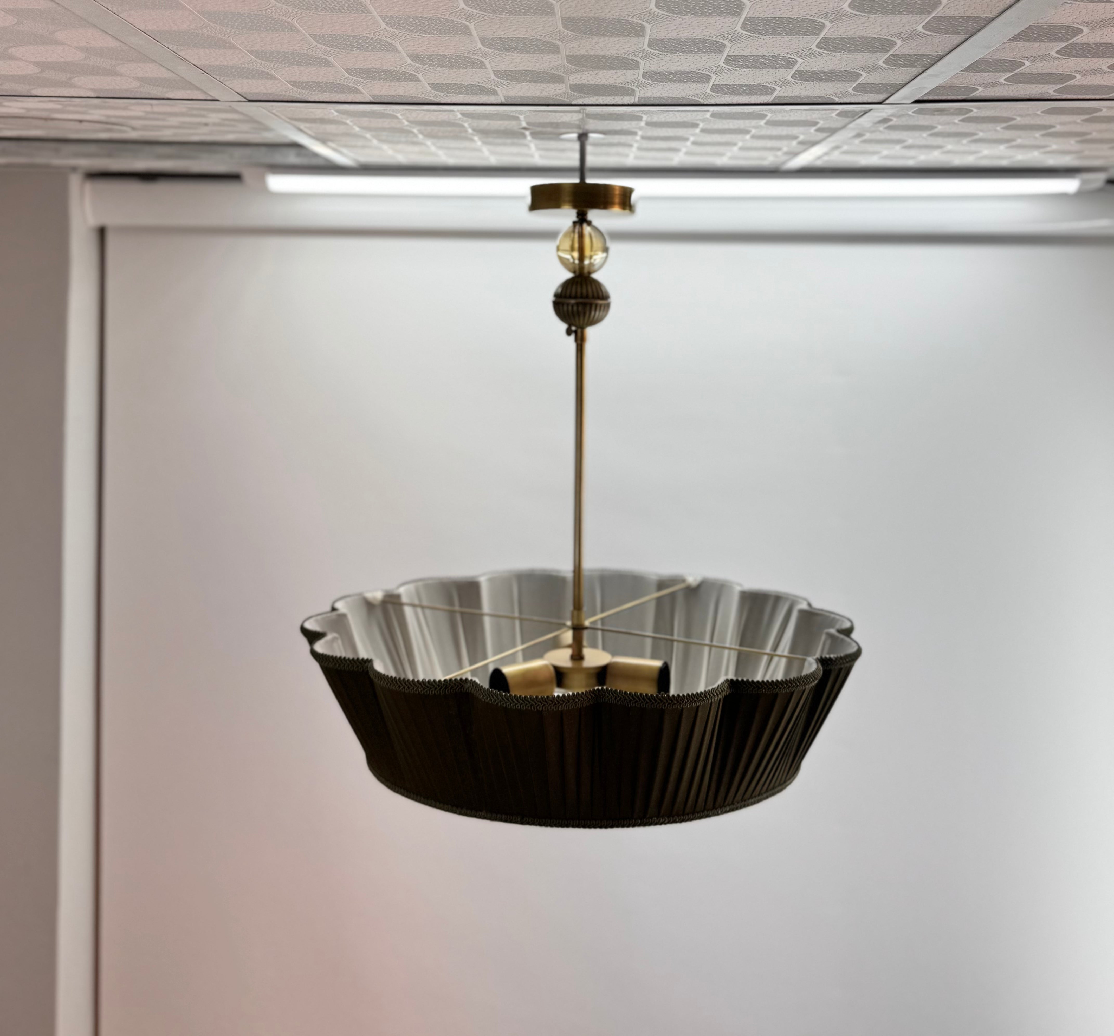 Green lampshade