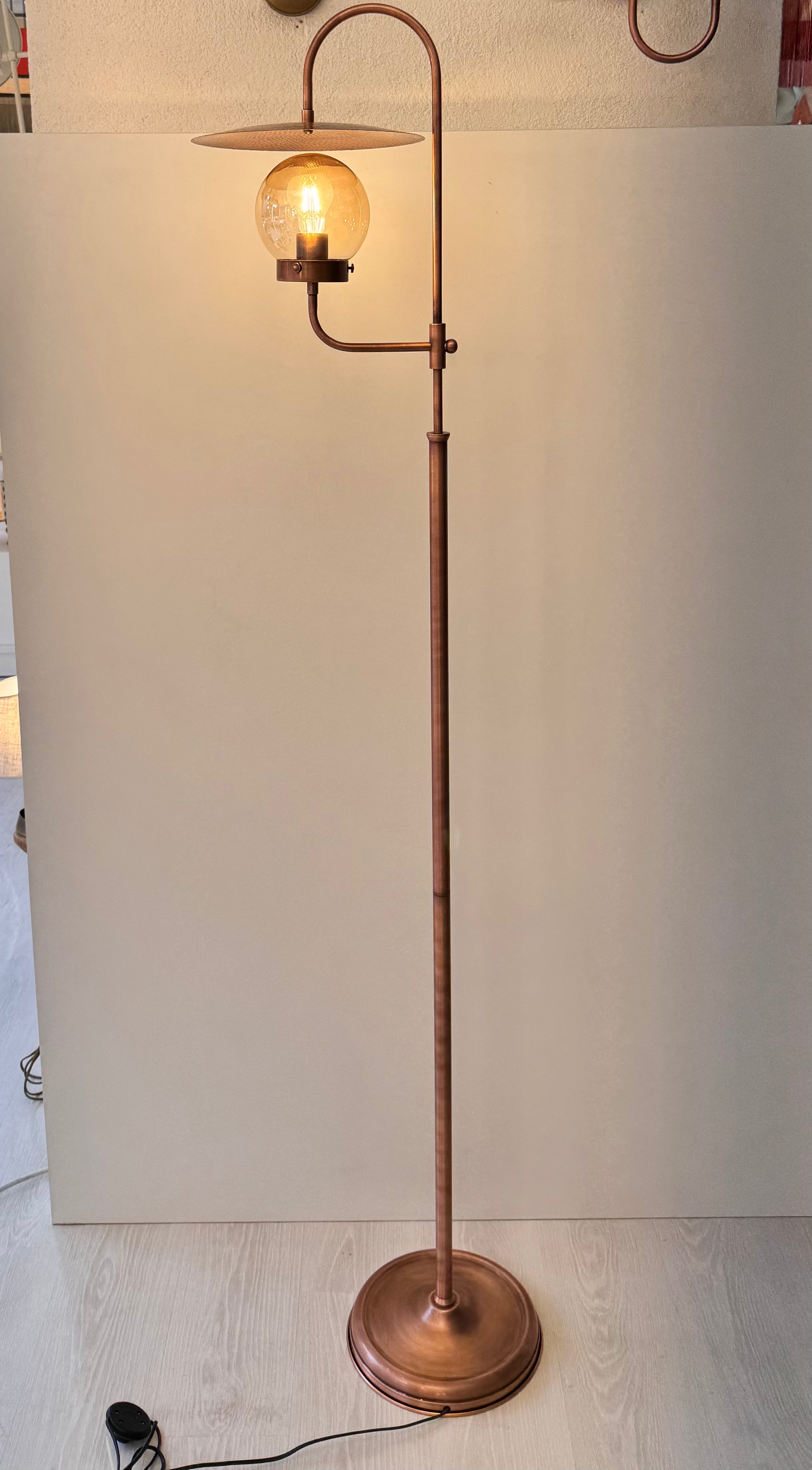 Wooden Lampshade with Rattan Head