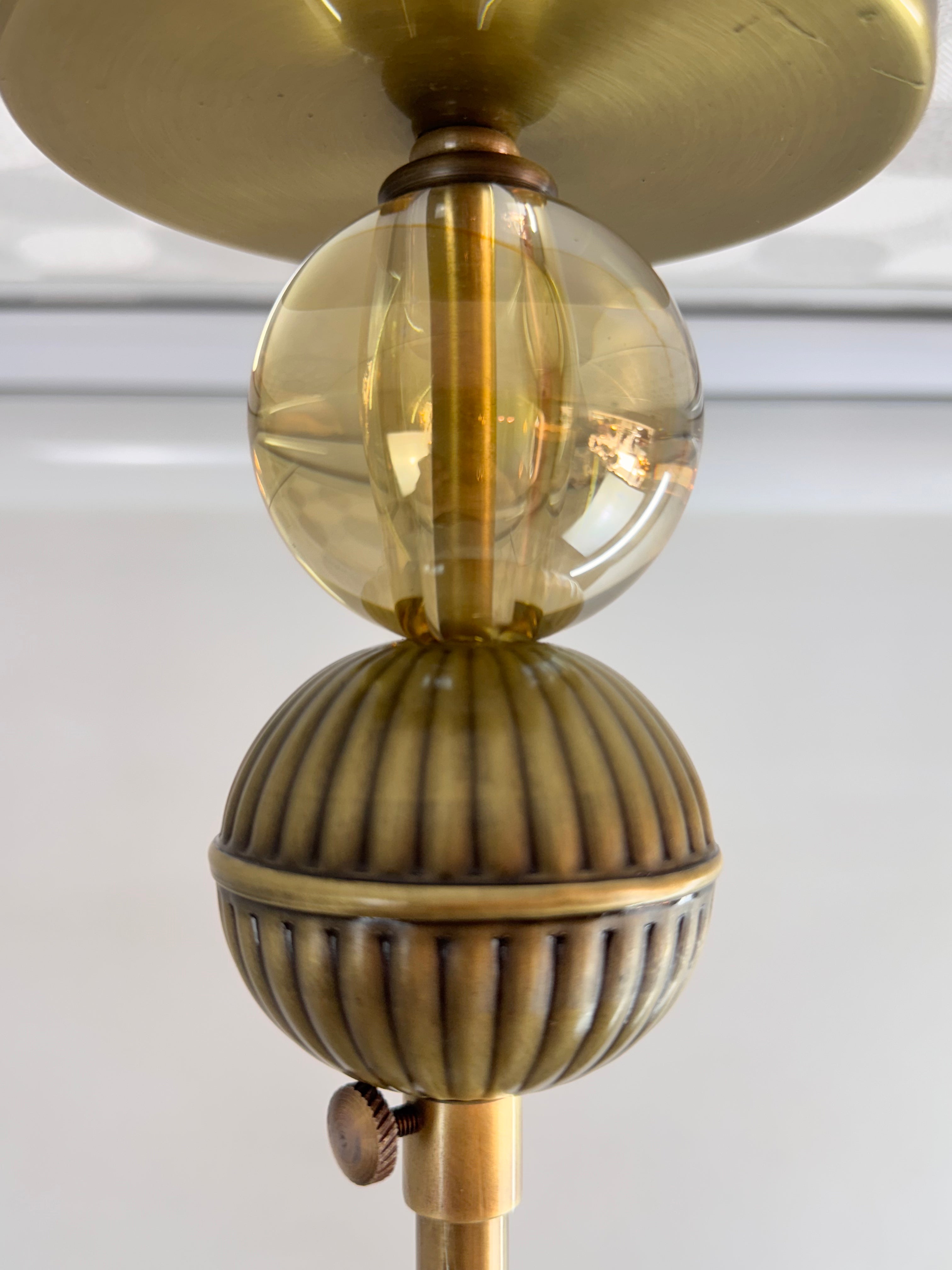 Green lampshade