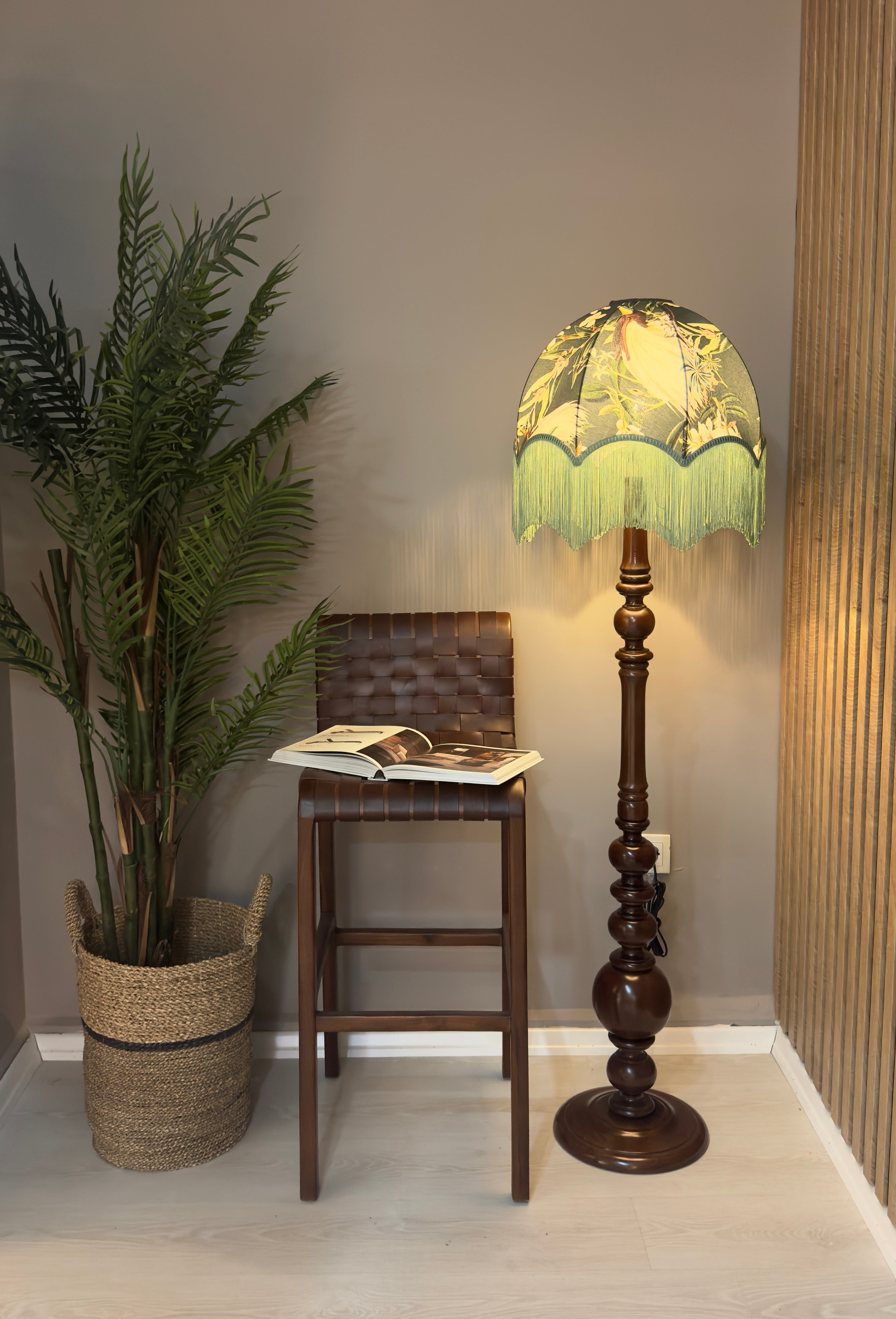 Kyoto Lambader Koyu Ceviz Peacock Başlık