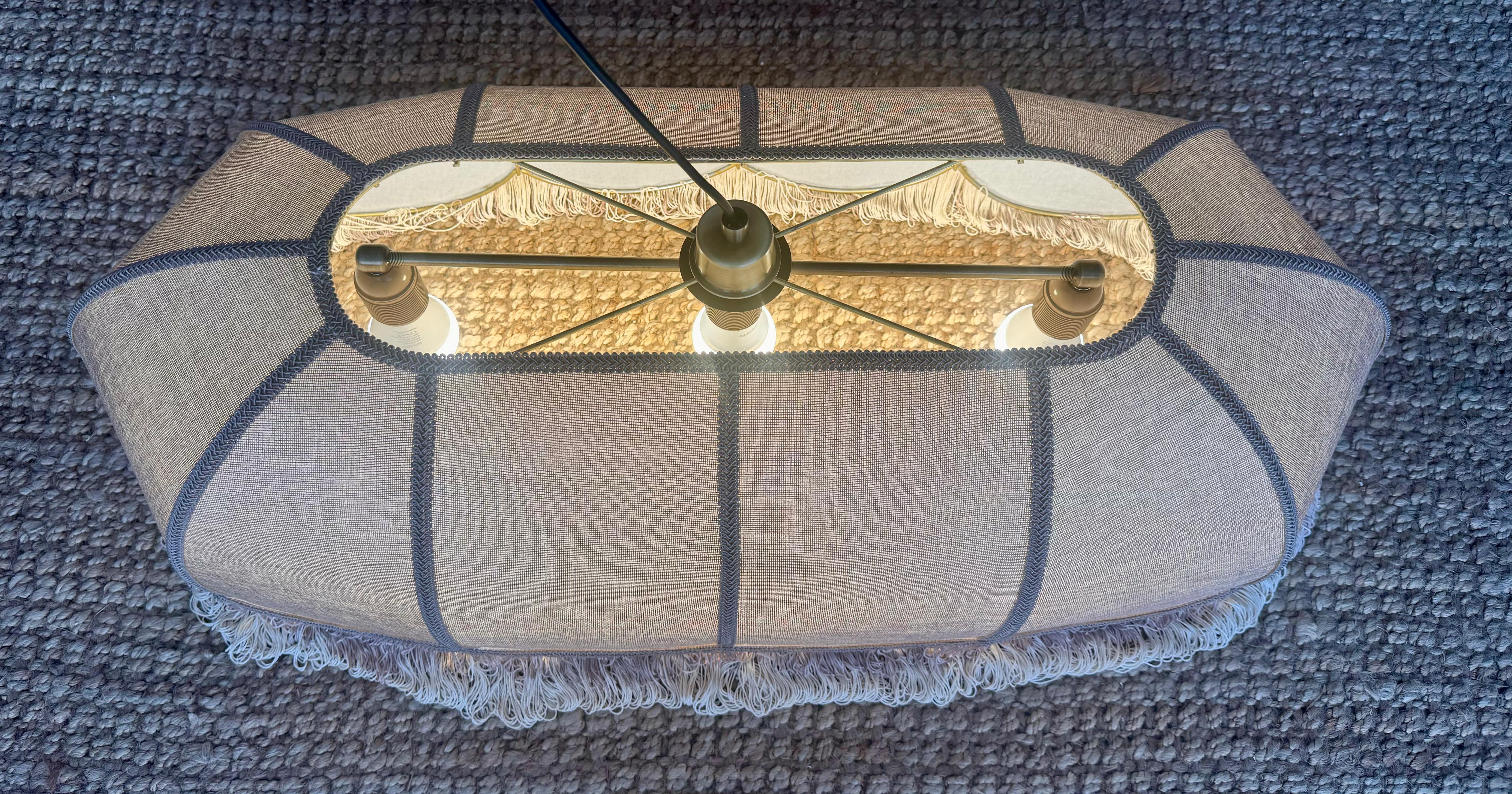 Rennes Tasseled Fabric Chandelier