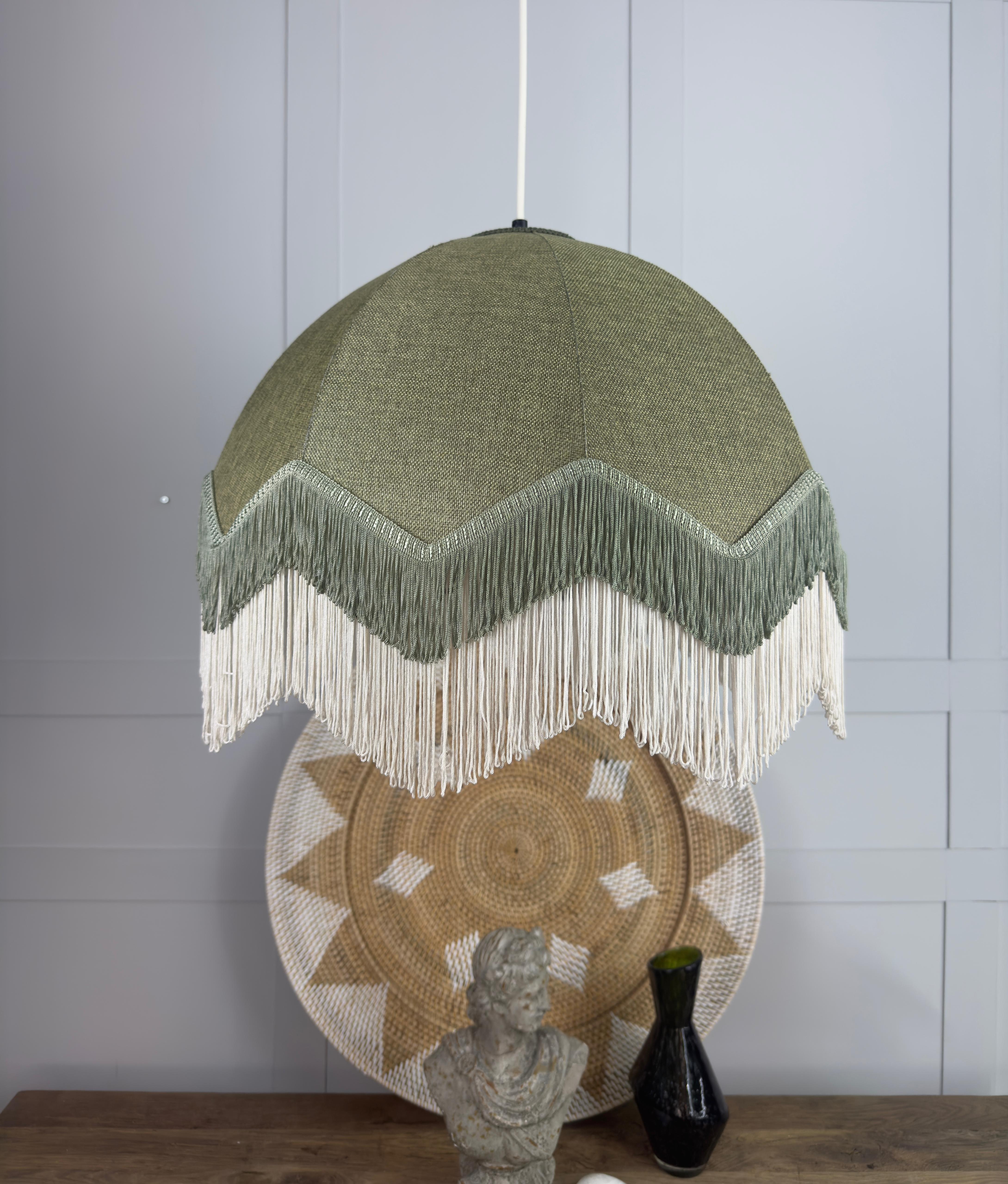 Lorenzo Tassel Fabric Chandelier KIWI