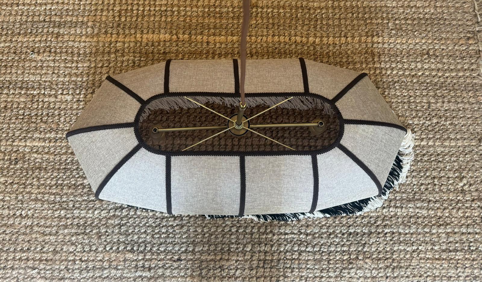 Rennes Tasseled Fabric Chandelier