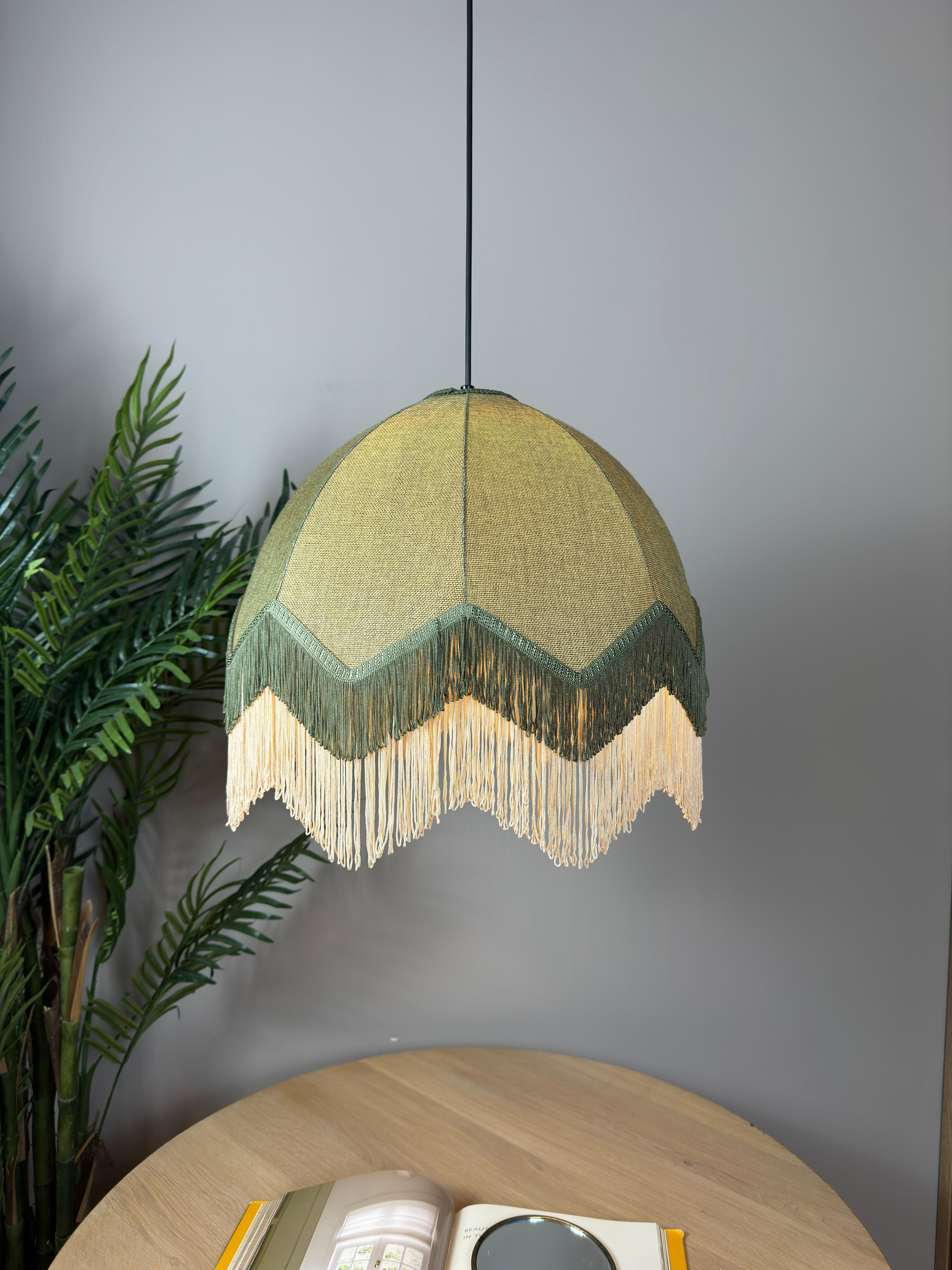 Lorenzo Tassel Fabric Chandelier KIWI