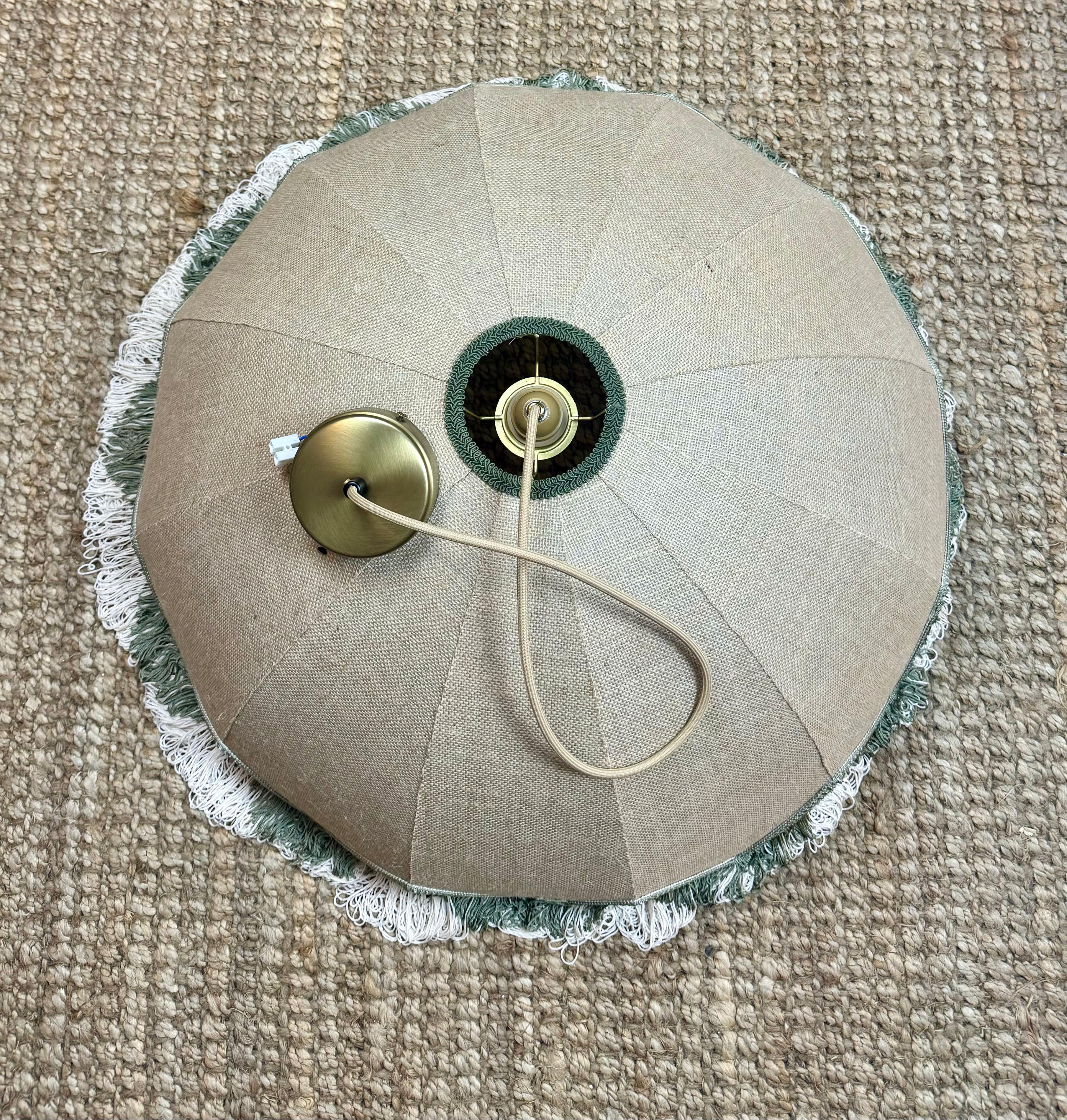 Lorenzo Tasseled Fabric Chandelier JUT